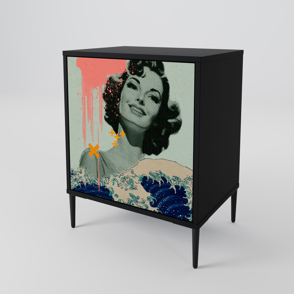 KANAGAWA BEAUTY 1-Door Sideboard