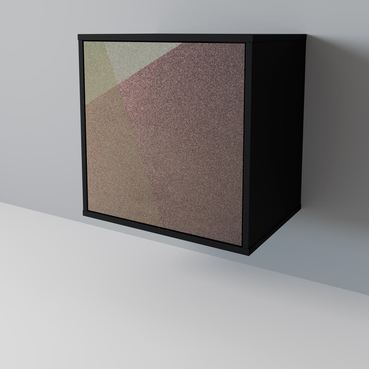 BEIGE GEOMETRY 1-Door Sideboard