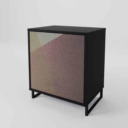 BEIGE GEOMETRY 1-Door Sideboard