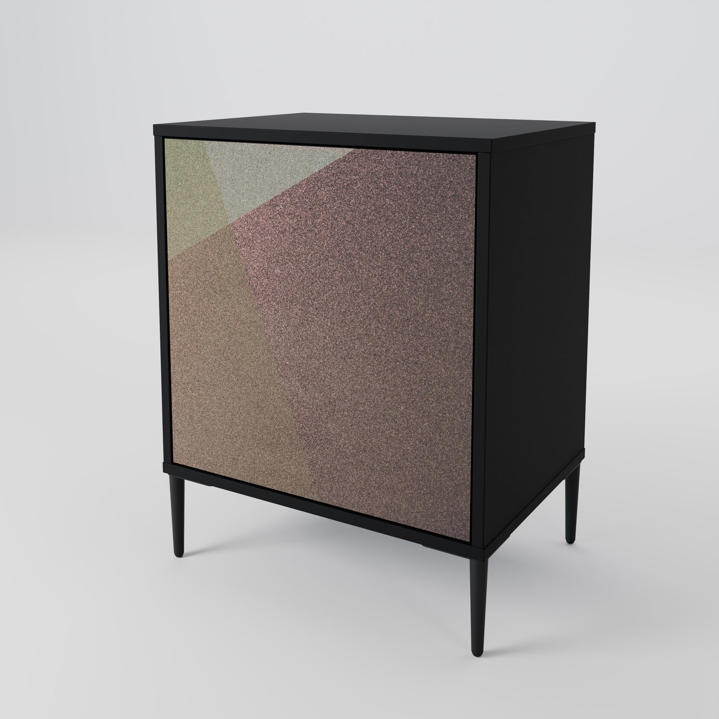 BEIGE GEOMETRY 1-Door Sideboard