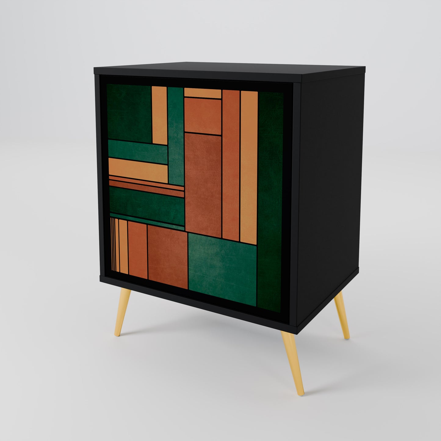EARTHY FIGURES 1-Door Sideboard