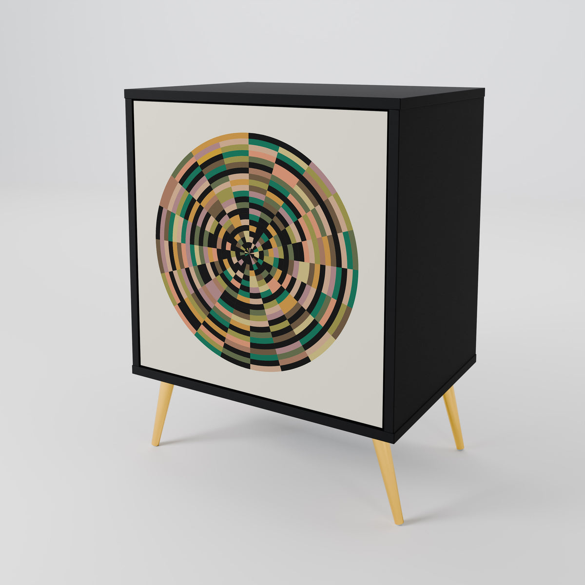 GREEN CIRCLES 1-Door Sideboard