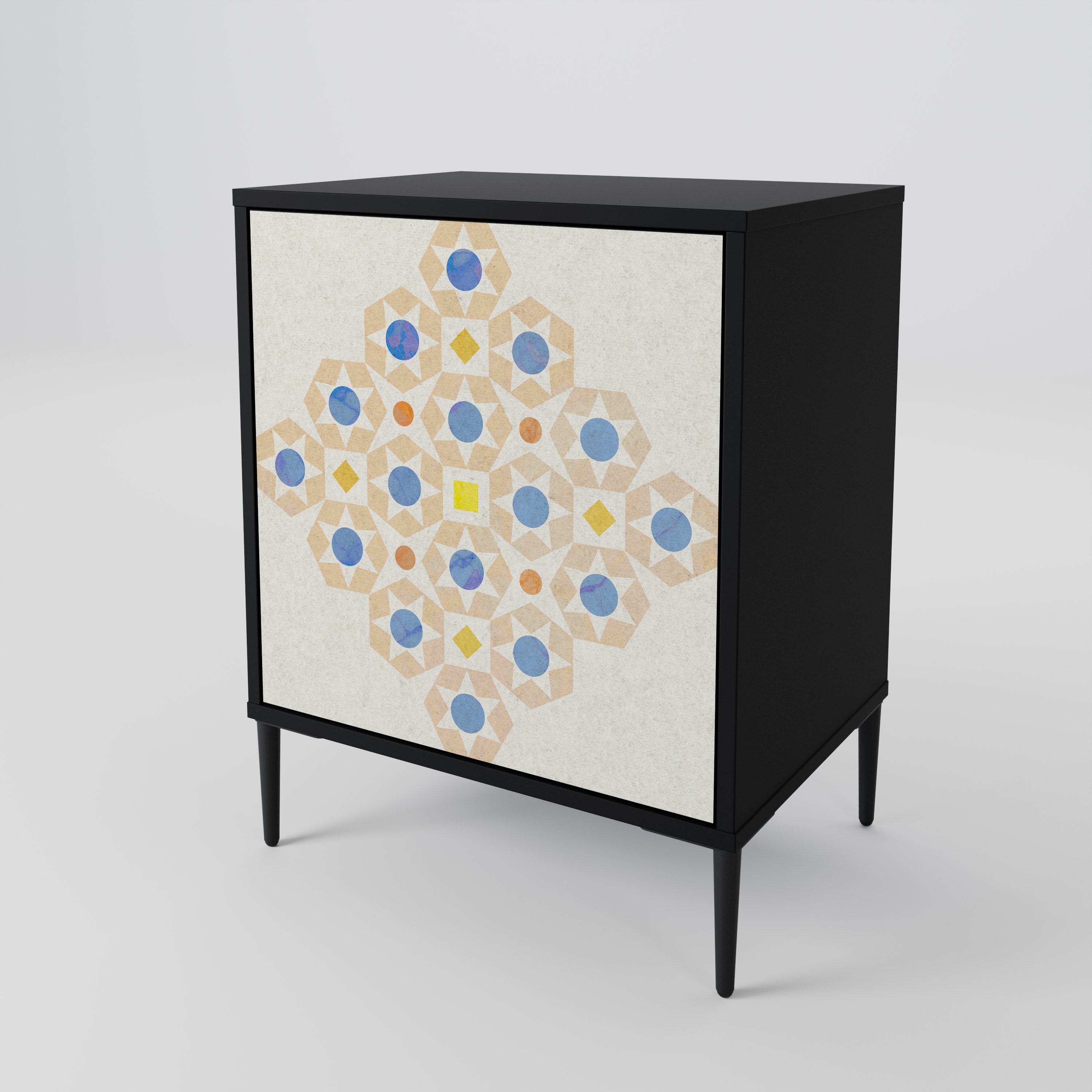 PATTERNED PRISM 1-Door Sideboard