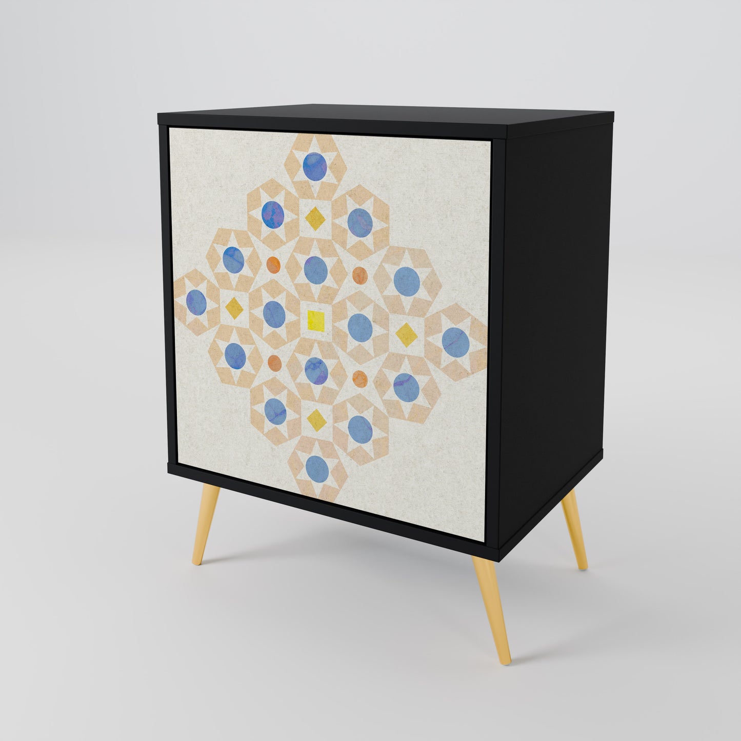 PATTERNED PRISM 1-Door Sideboard