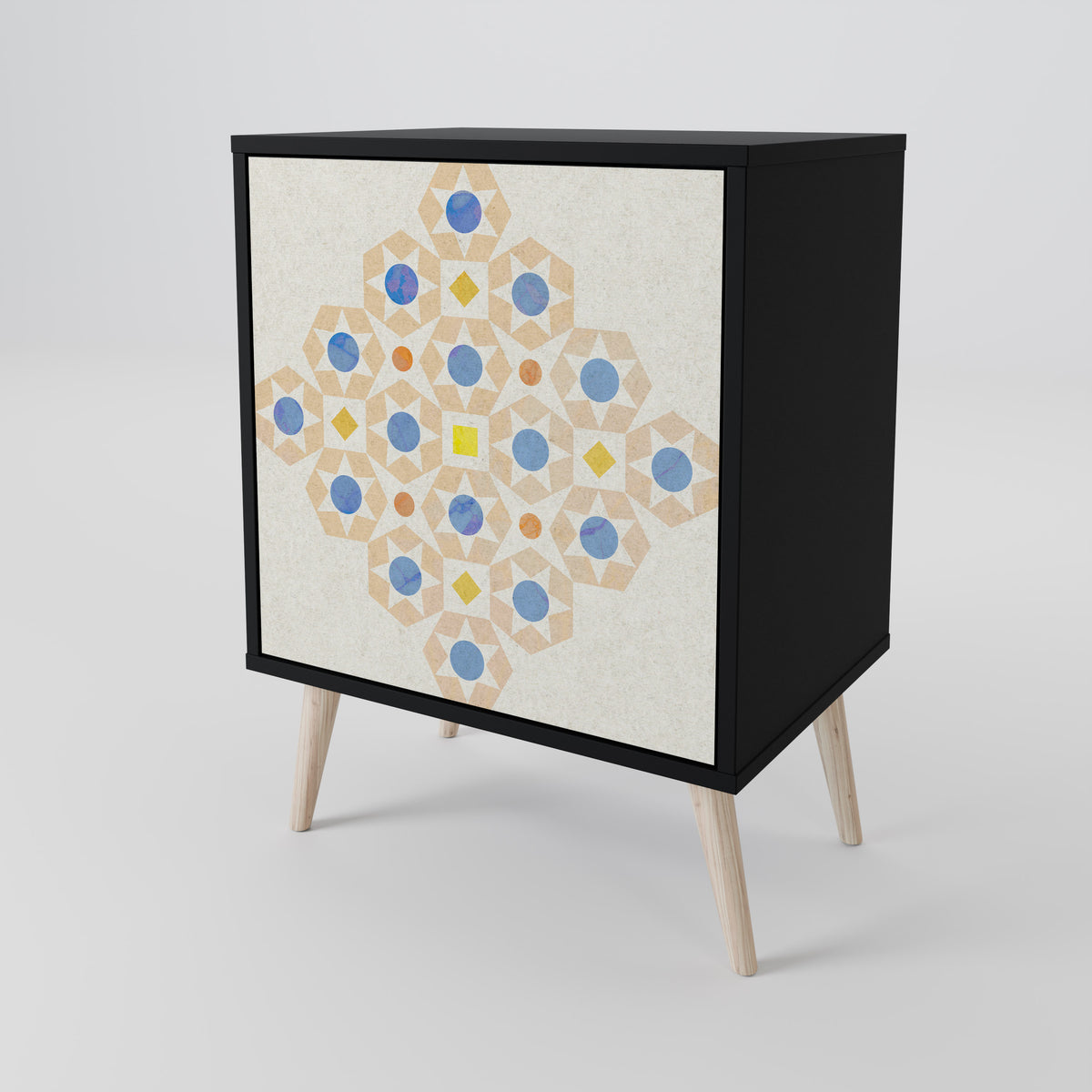 PATTERNED PRISM 1-Door Sideboard