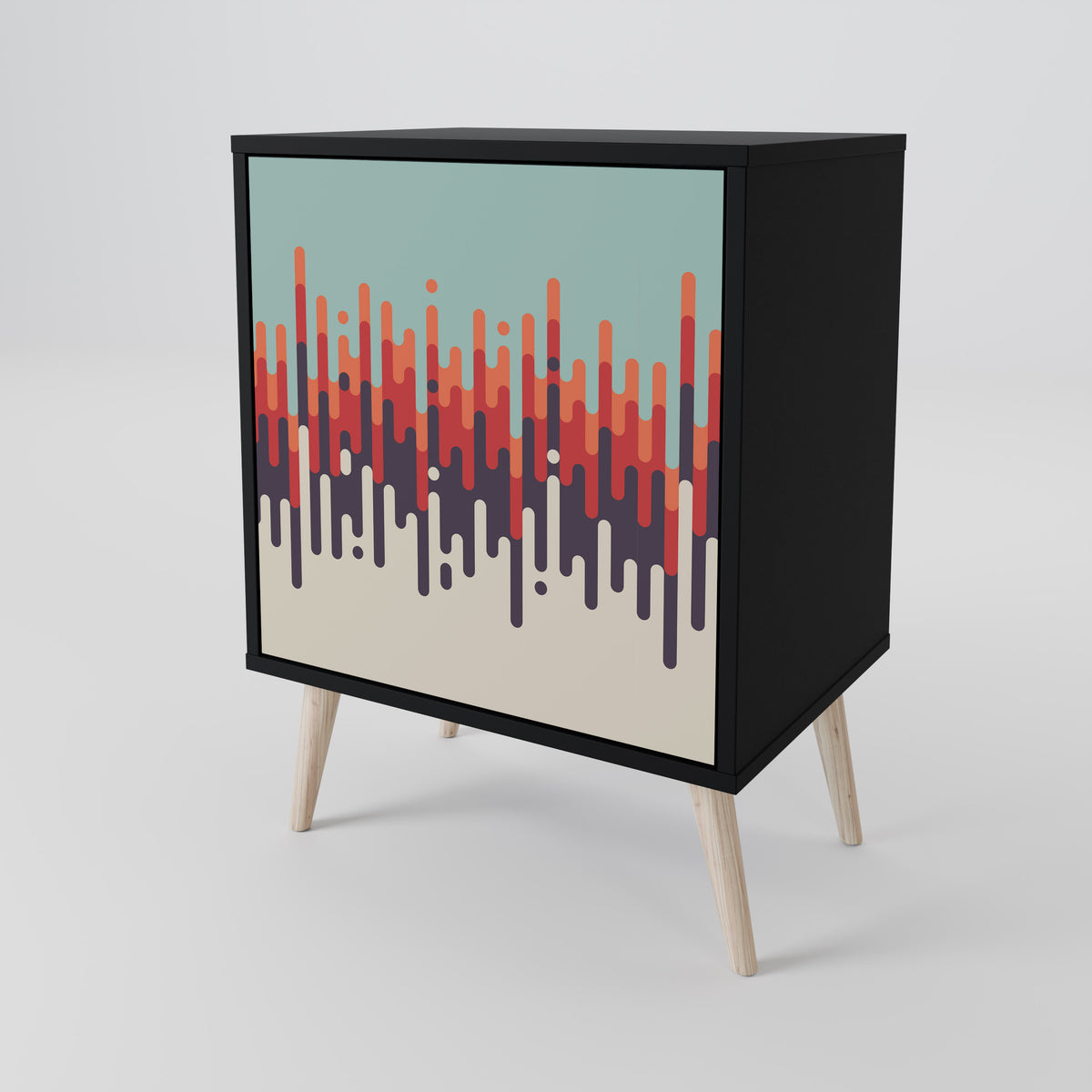 CHROMA CONTOURS 1-Door Sideboard