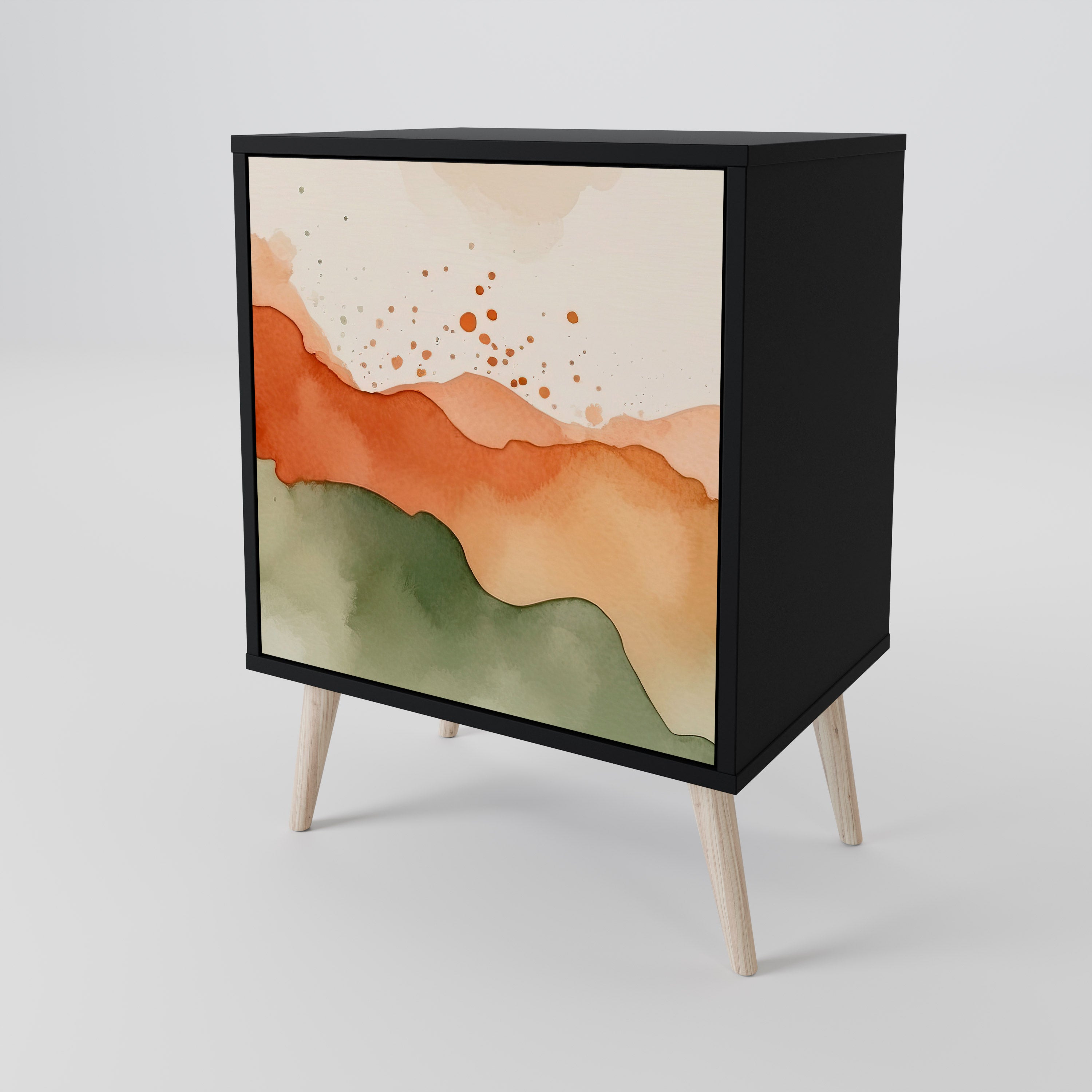 WATERCOLOUR PEAKS 1-Door Sideboard