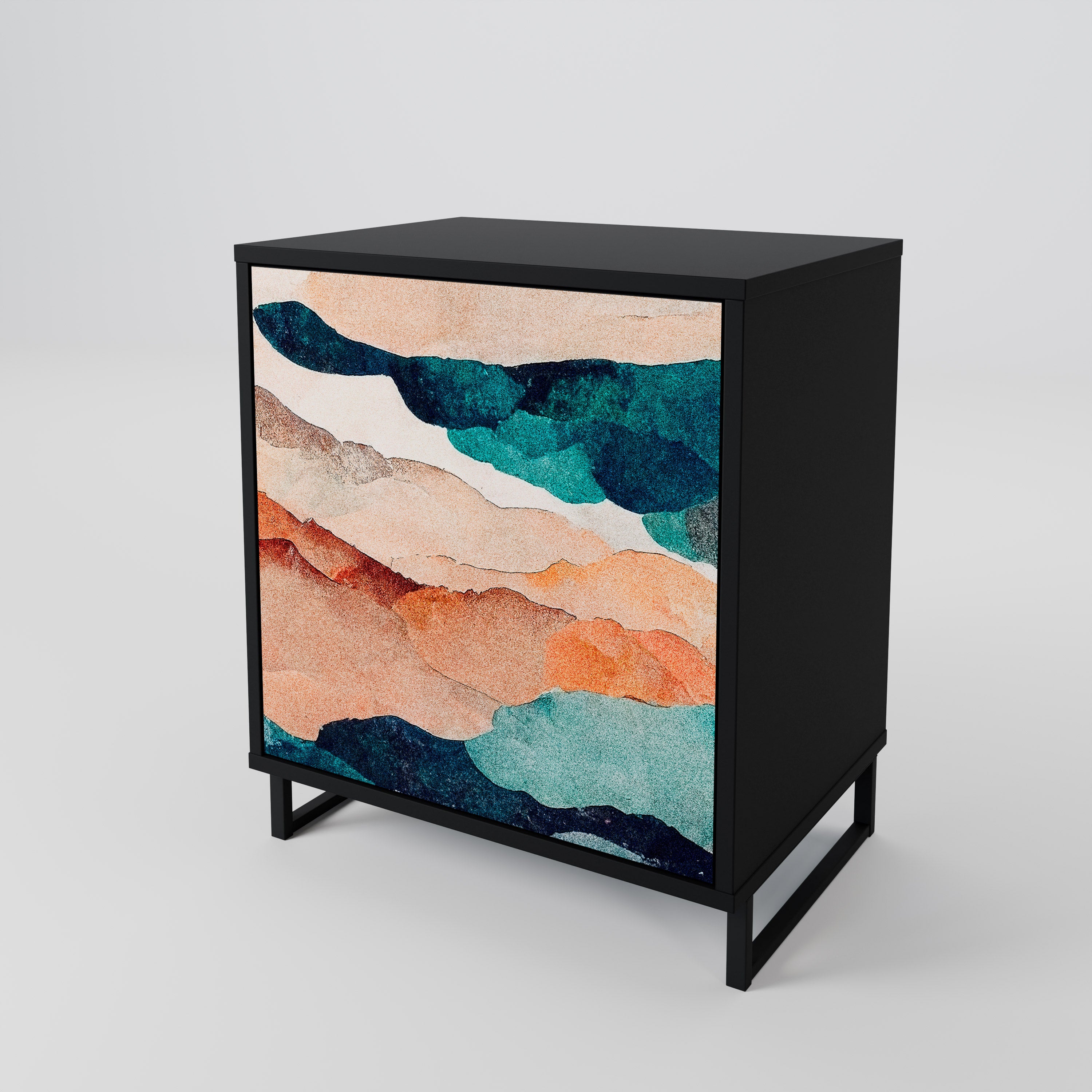 ABSTRACT LANDSCAPE 1-Door Sideboard
