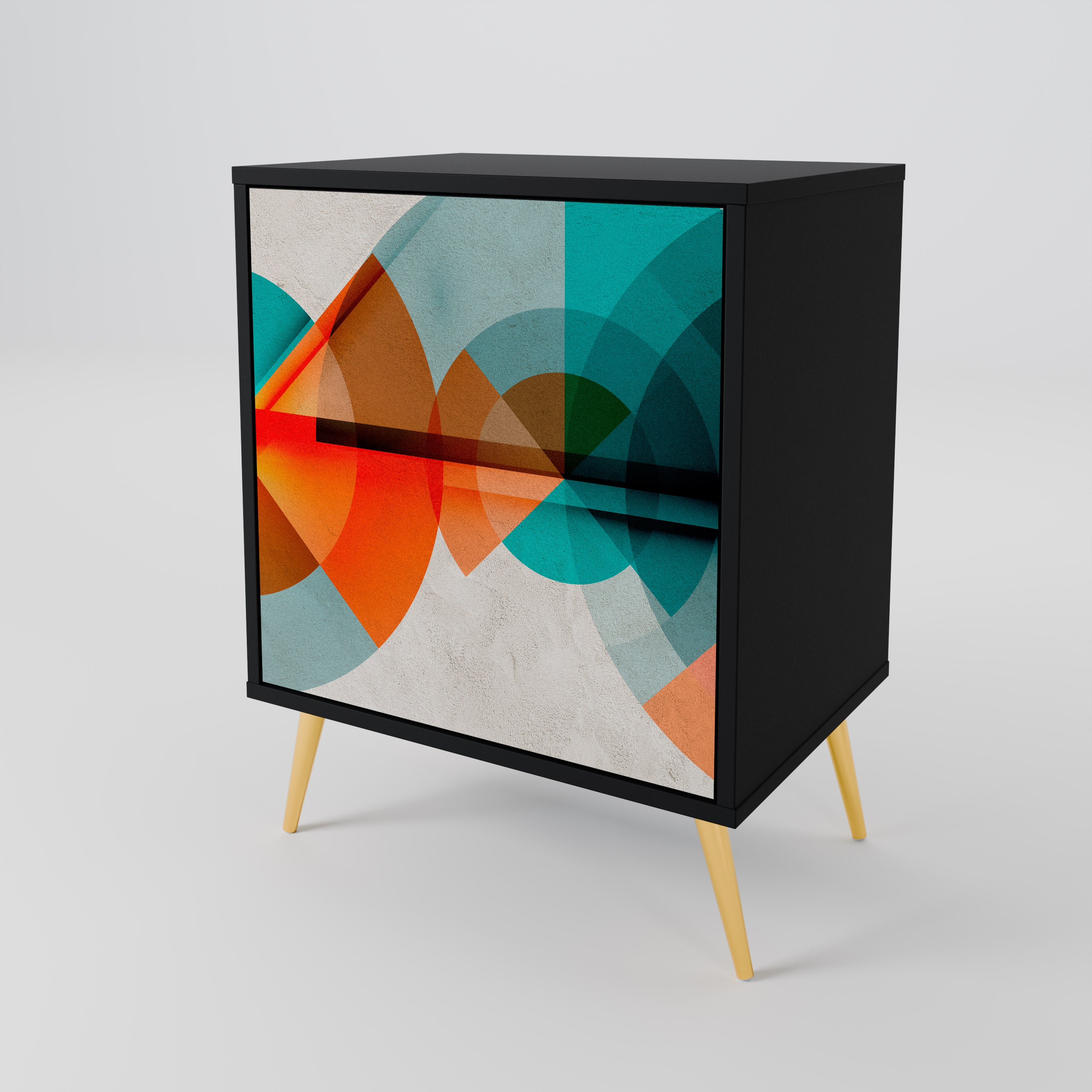 CIRCULAR RHAPSODY 1-Door Sideboard