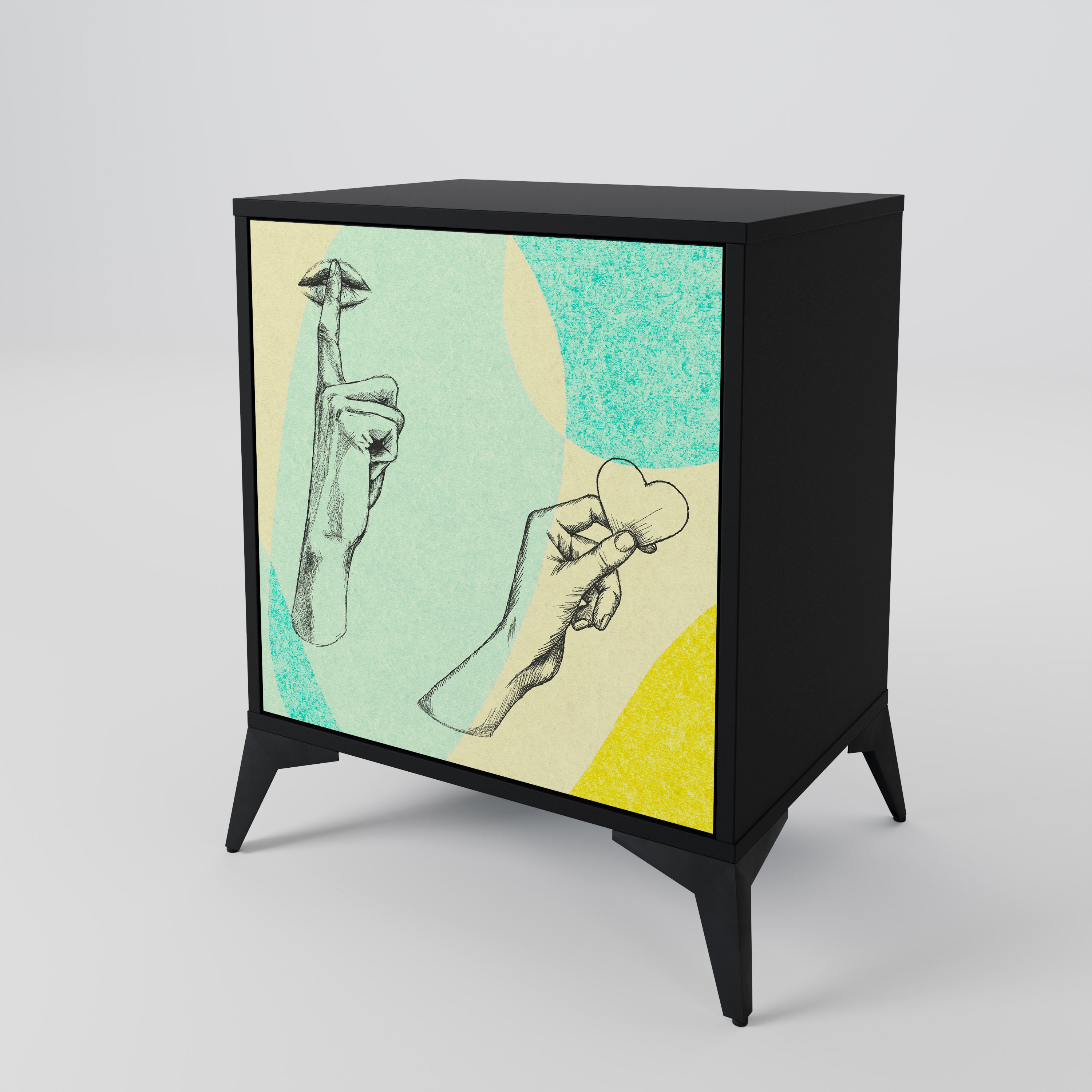 BODY LANGUAGE 1-Door Sideboard