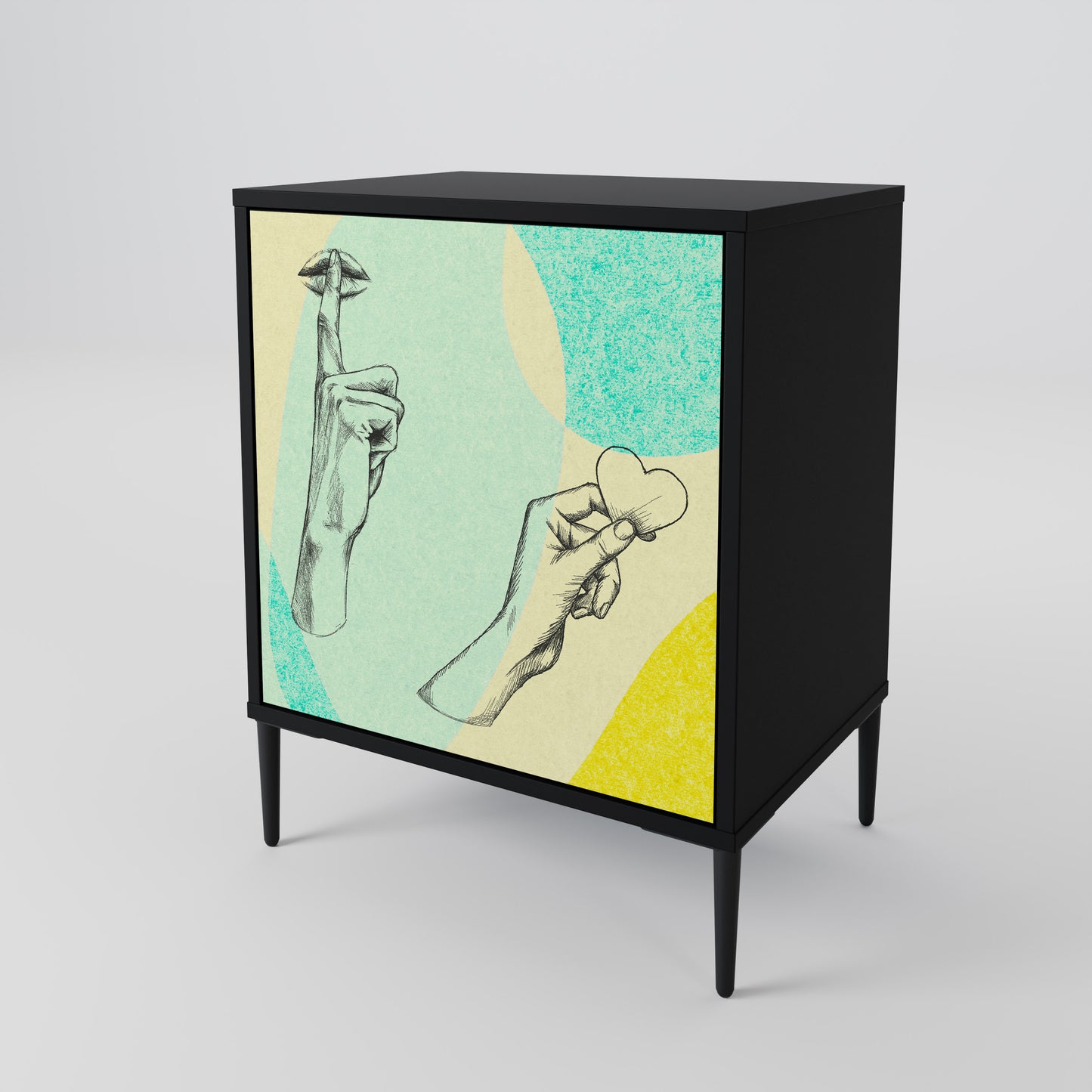 BODY LANGUAGE 1-Door Sideboard