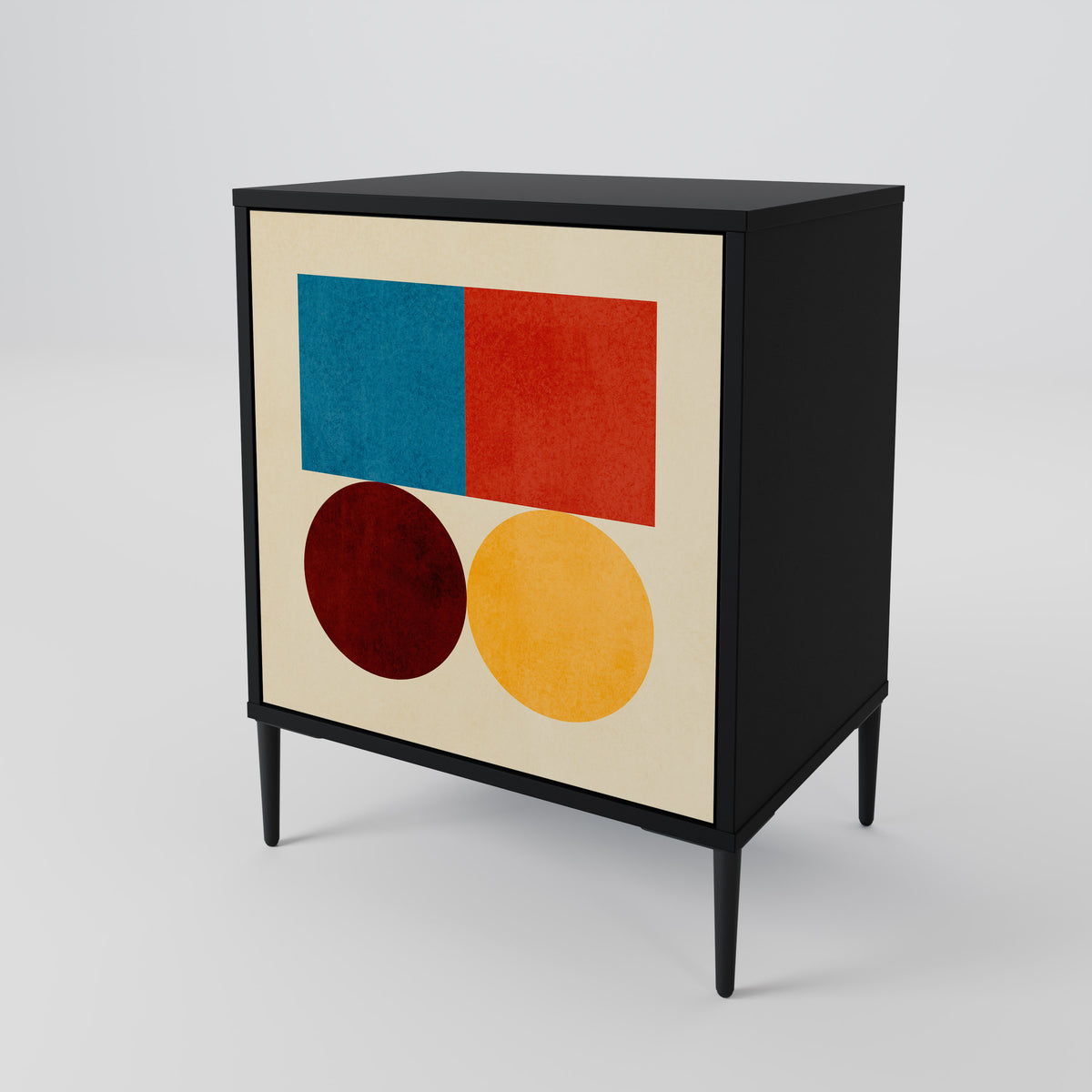 GEOMETRIC PUZZLE 1-Door Sideboard