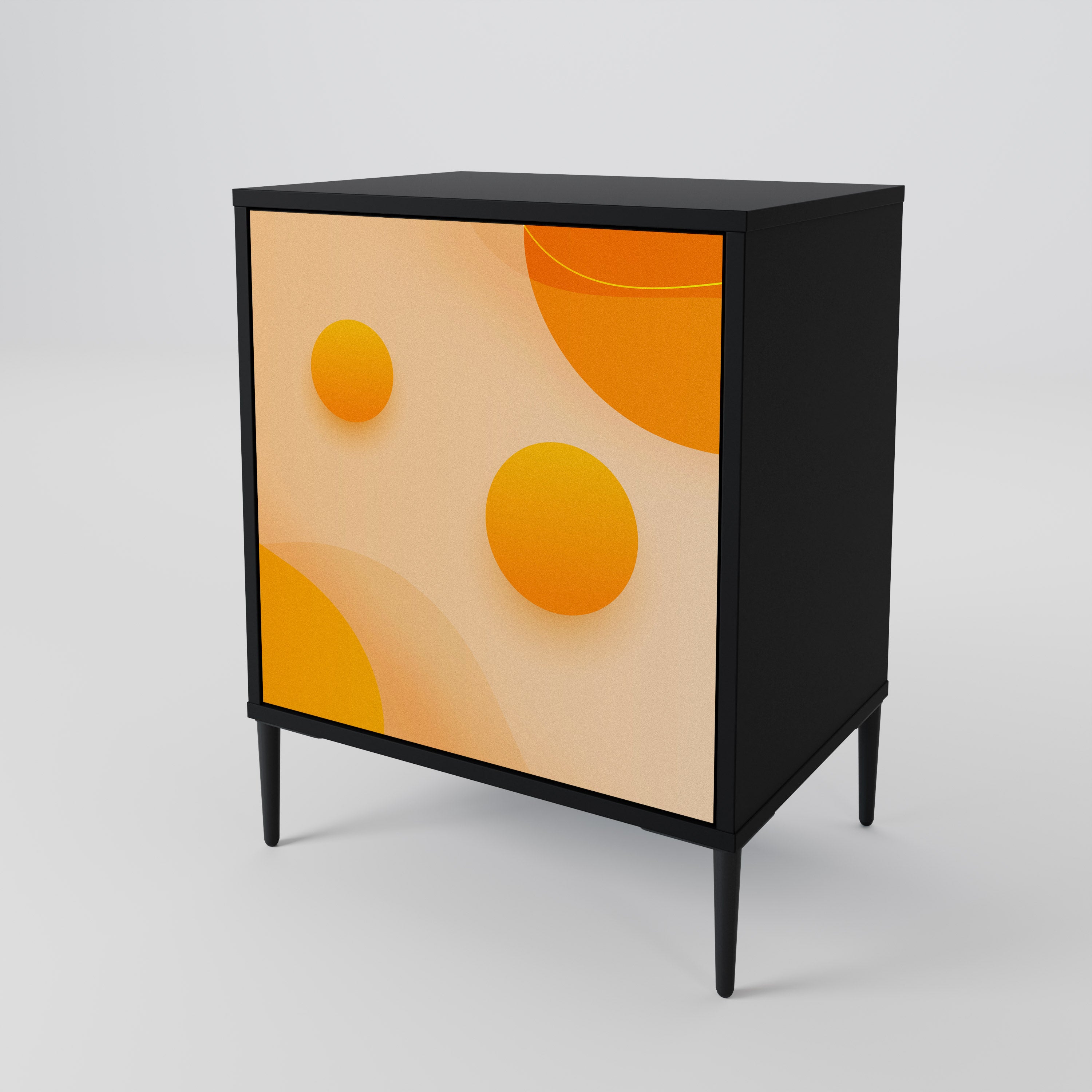 ORANGE ARRANGEMENT 1-Door Sideboard