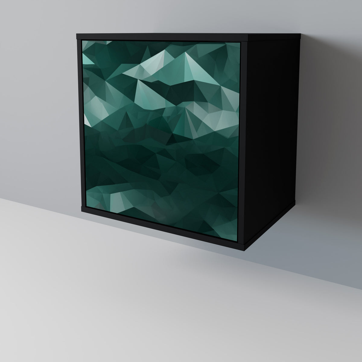 POLYGONAL FLOATING 1-Door Sideboard