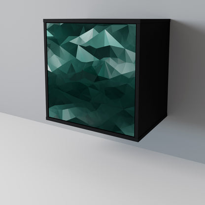 POLYGONAL FLOATING 1-Door Sideboard