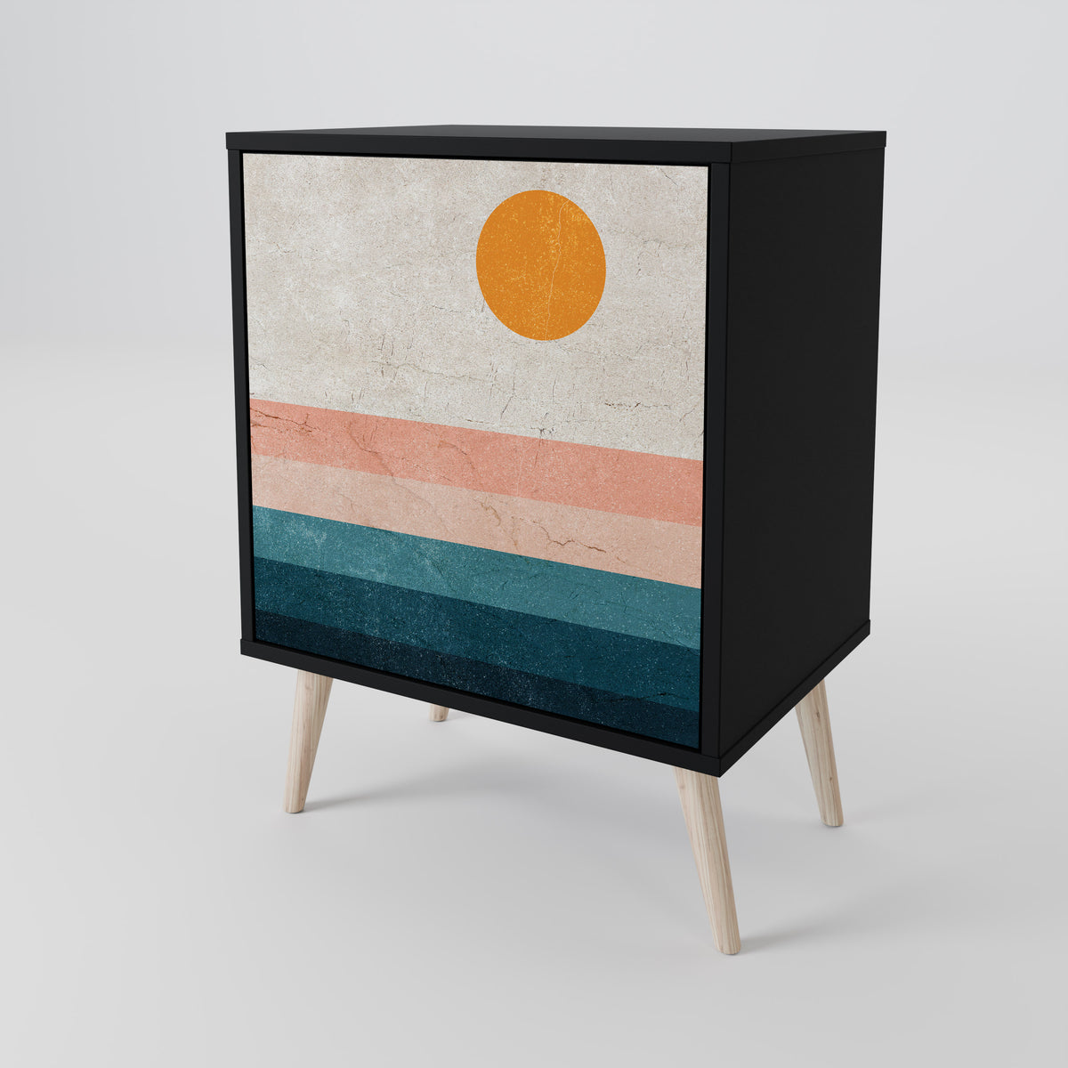 TWO HALVES 1-Door Sideboard