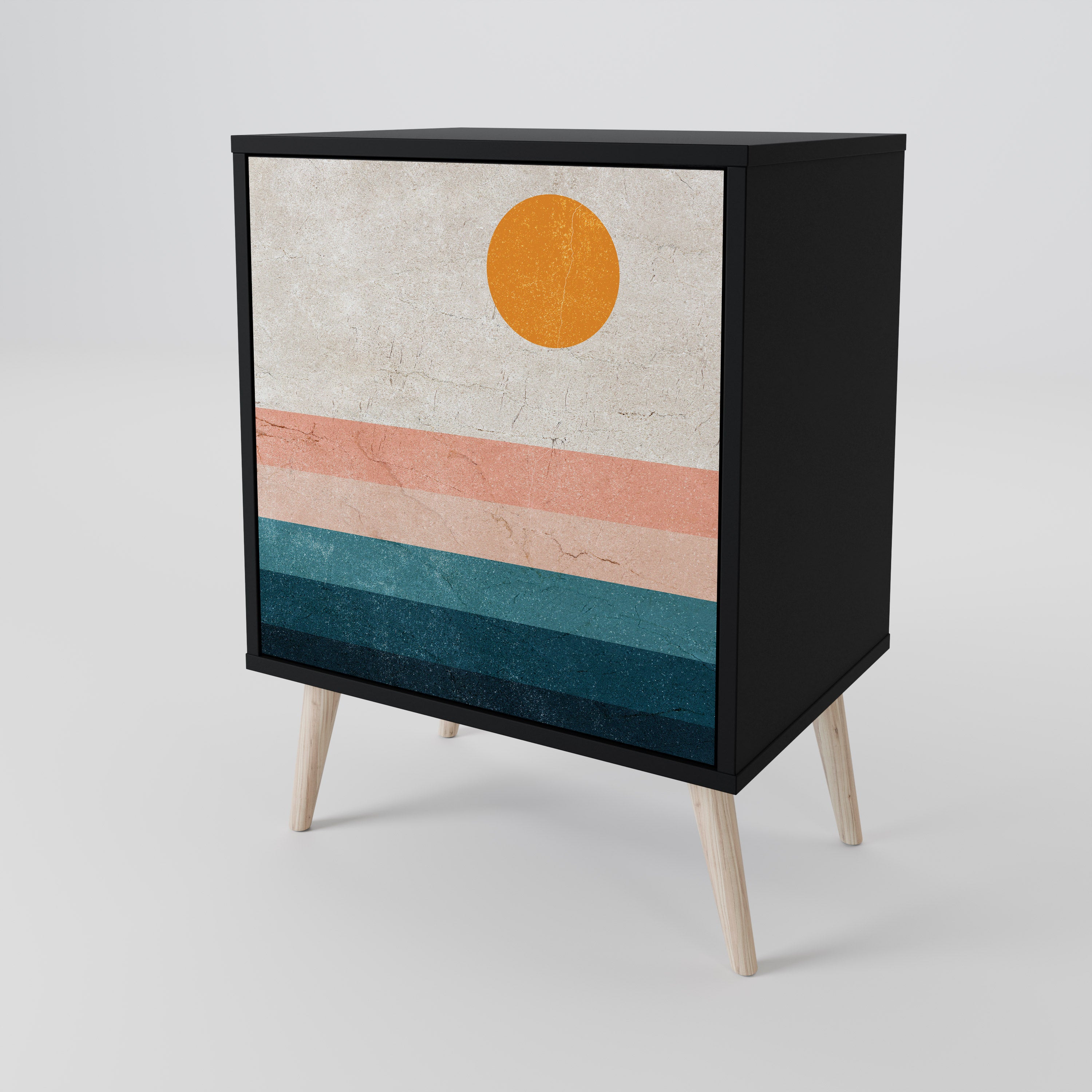 TWO HALVES 1-Door Sideboard