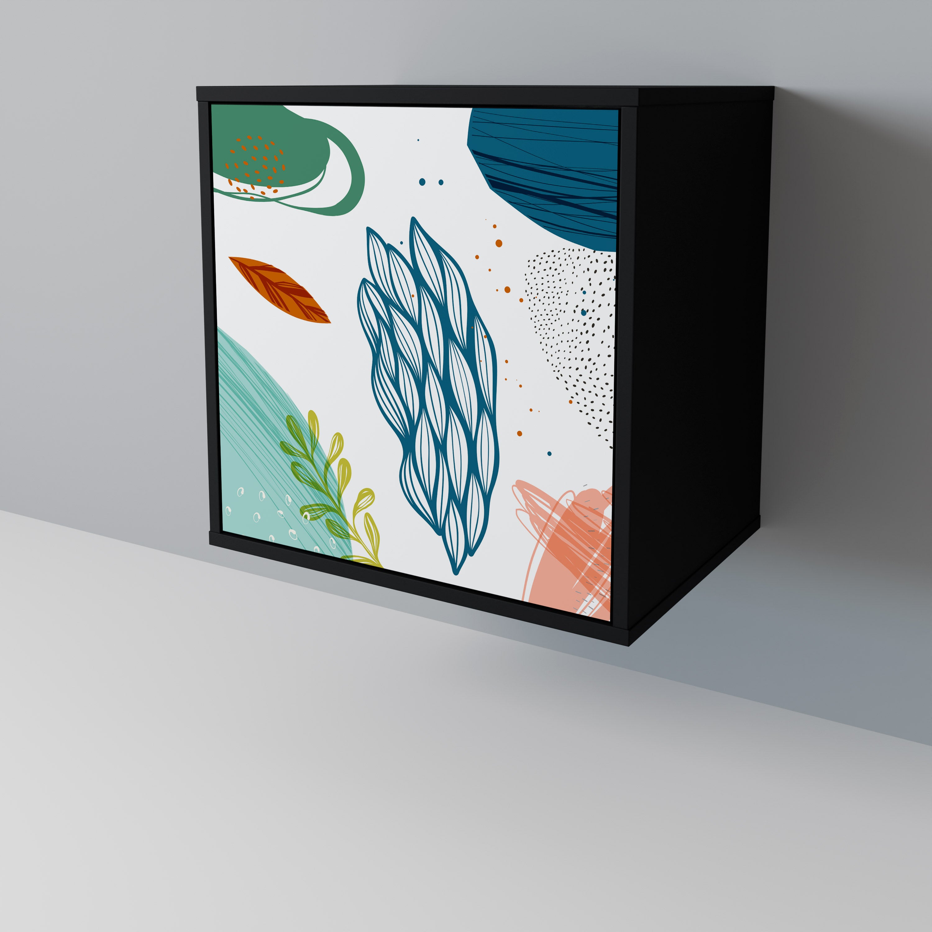 BOTANICAL HURRICANE 1-Door Sideboard