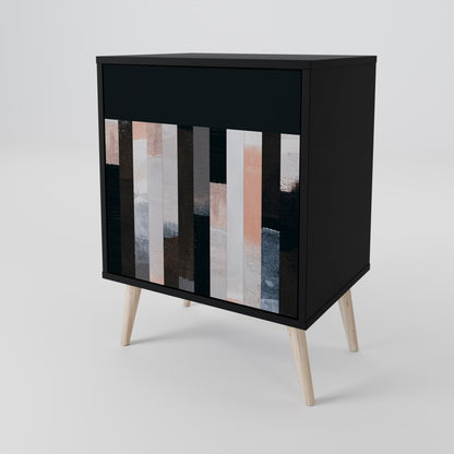 COLLAGE OF RECTANGLES 1-Door Sideboard