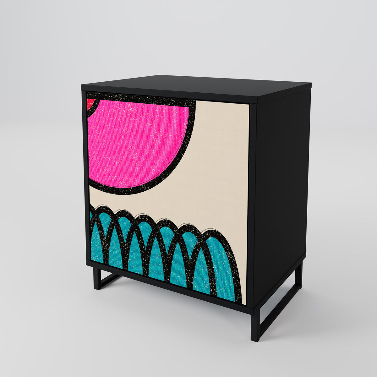 GEOMETRIC RHAPSODY 1-Door Sideboard