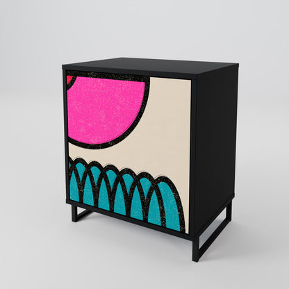GEOMETRIC RHAPSODY 1-Door Sideboard