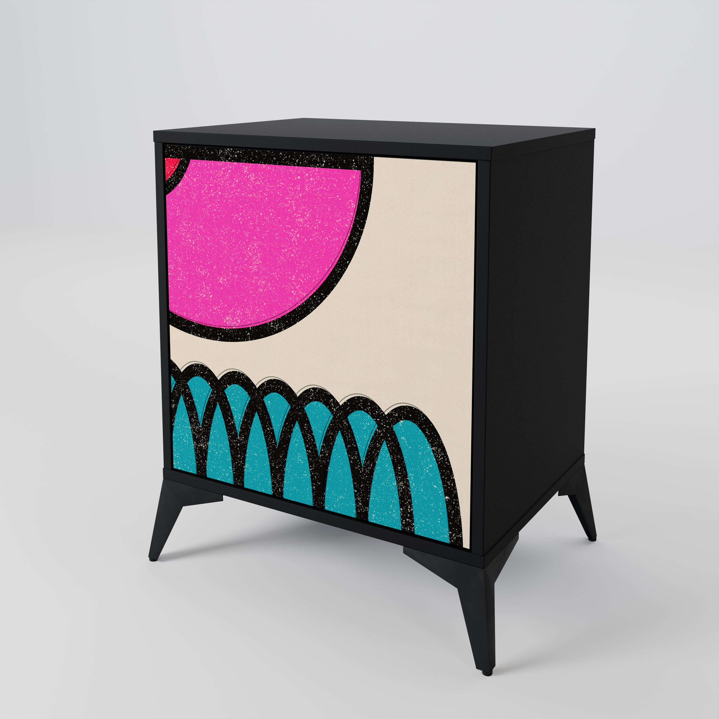 GEOMETRIC RHAPSODY 1-Door Sideboard