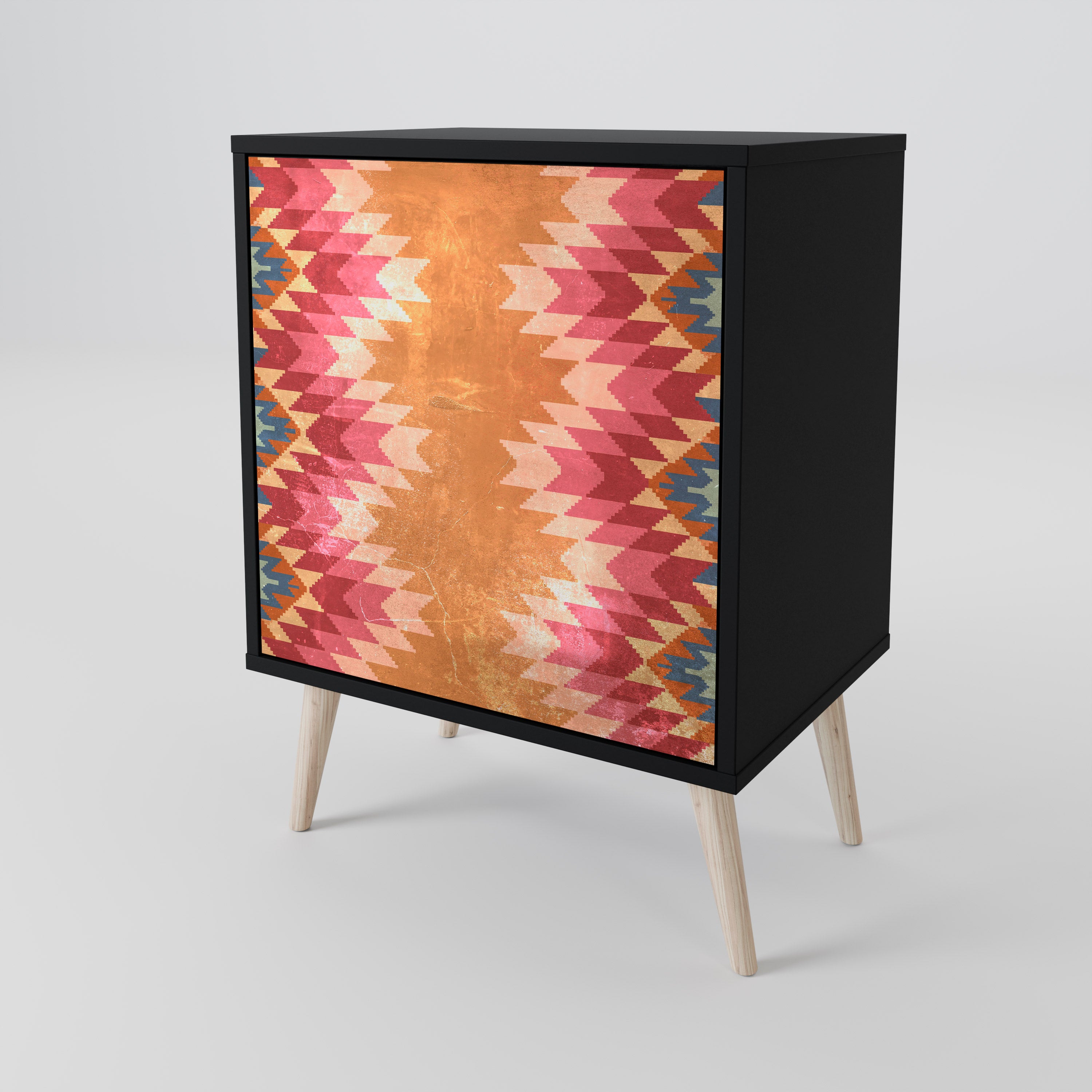 INDIAN FOLK 1-Door Sideboard