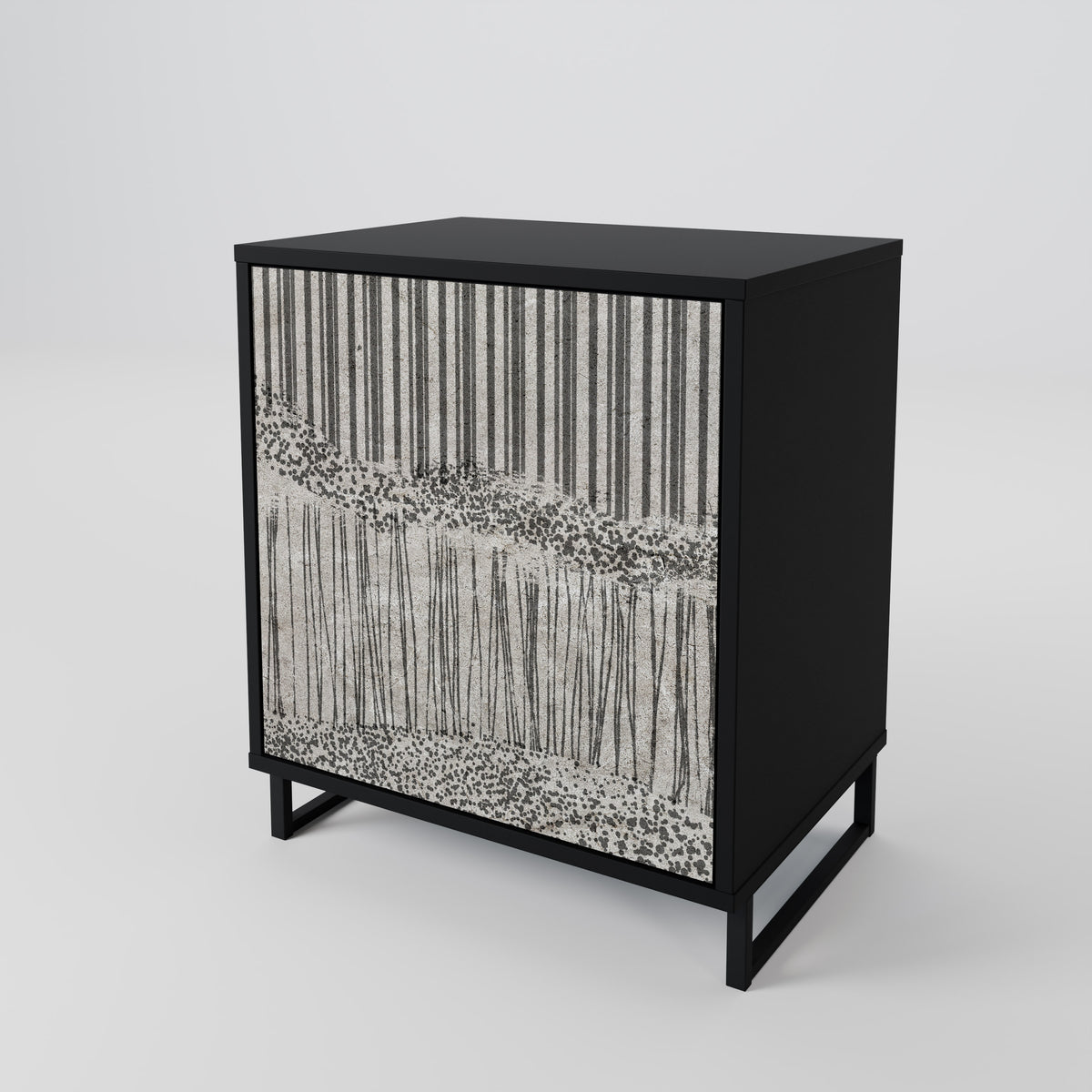GRAIN LINES 1-Door Sideboard