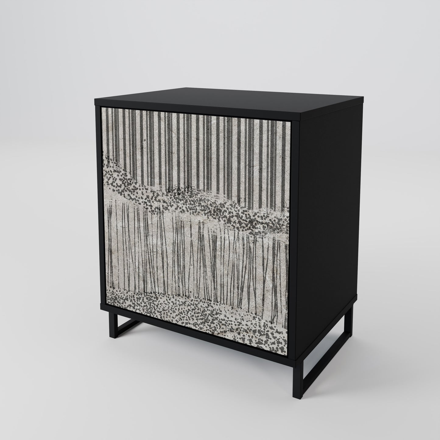 GRAIN LINES 1-Door Sideboard