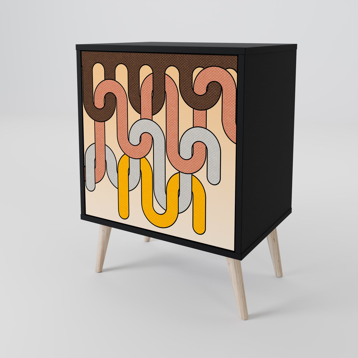 COLORFUL STRINGS 1-Door Sideboard