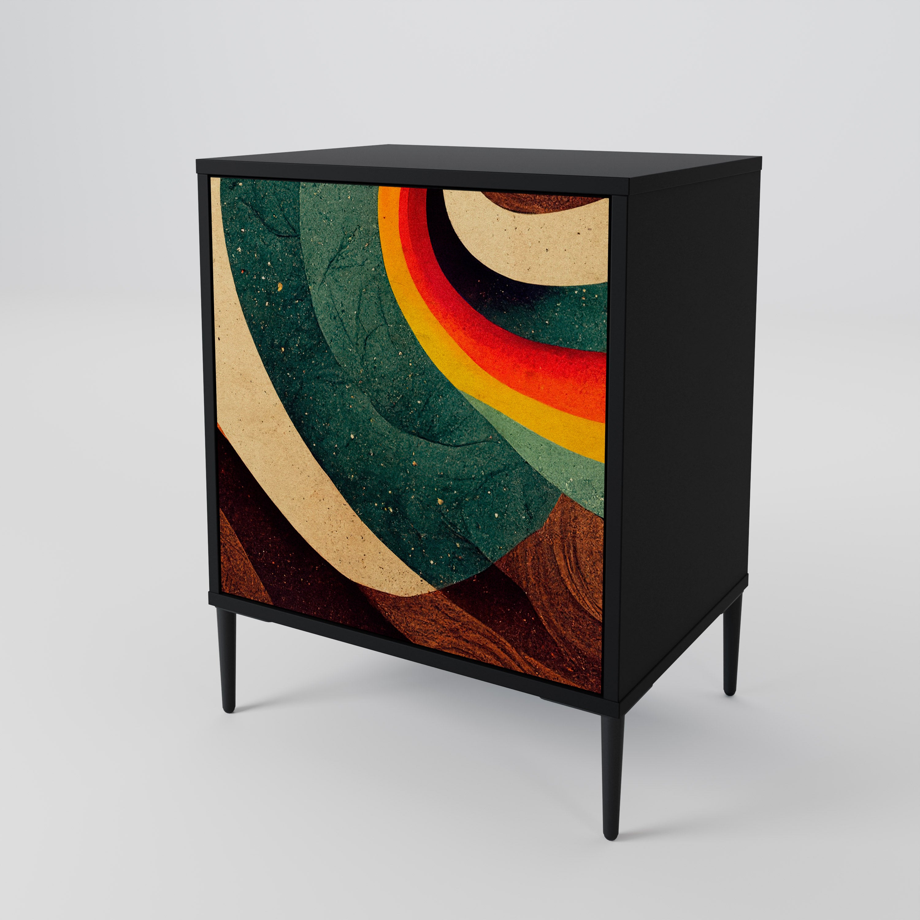 COLORFUL STRANDS 1-Door Sideboard