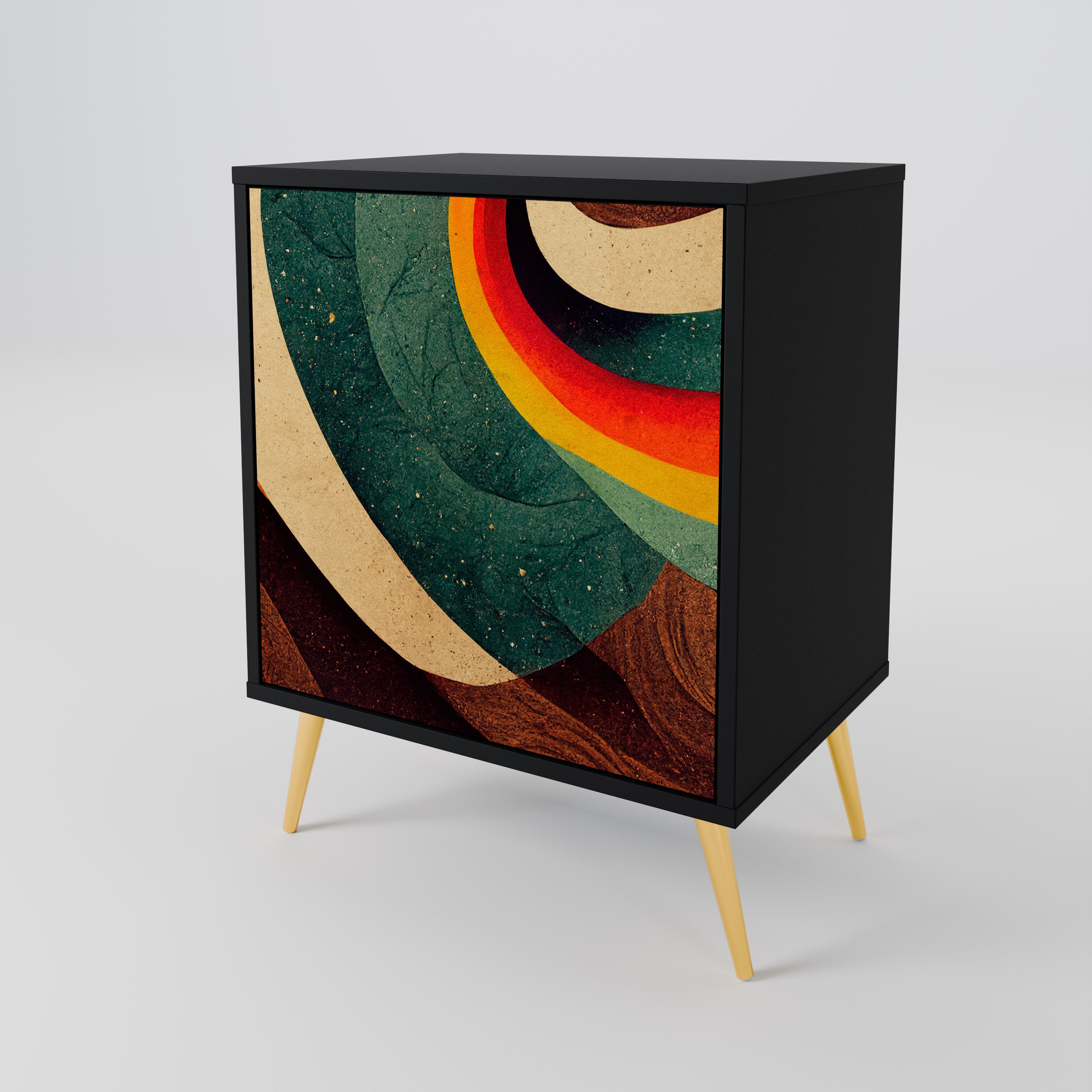 COLORFUL STRANDS 1-Door Sideboard