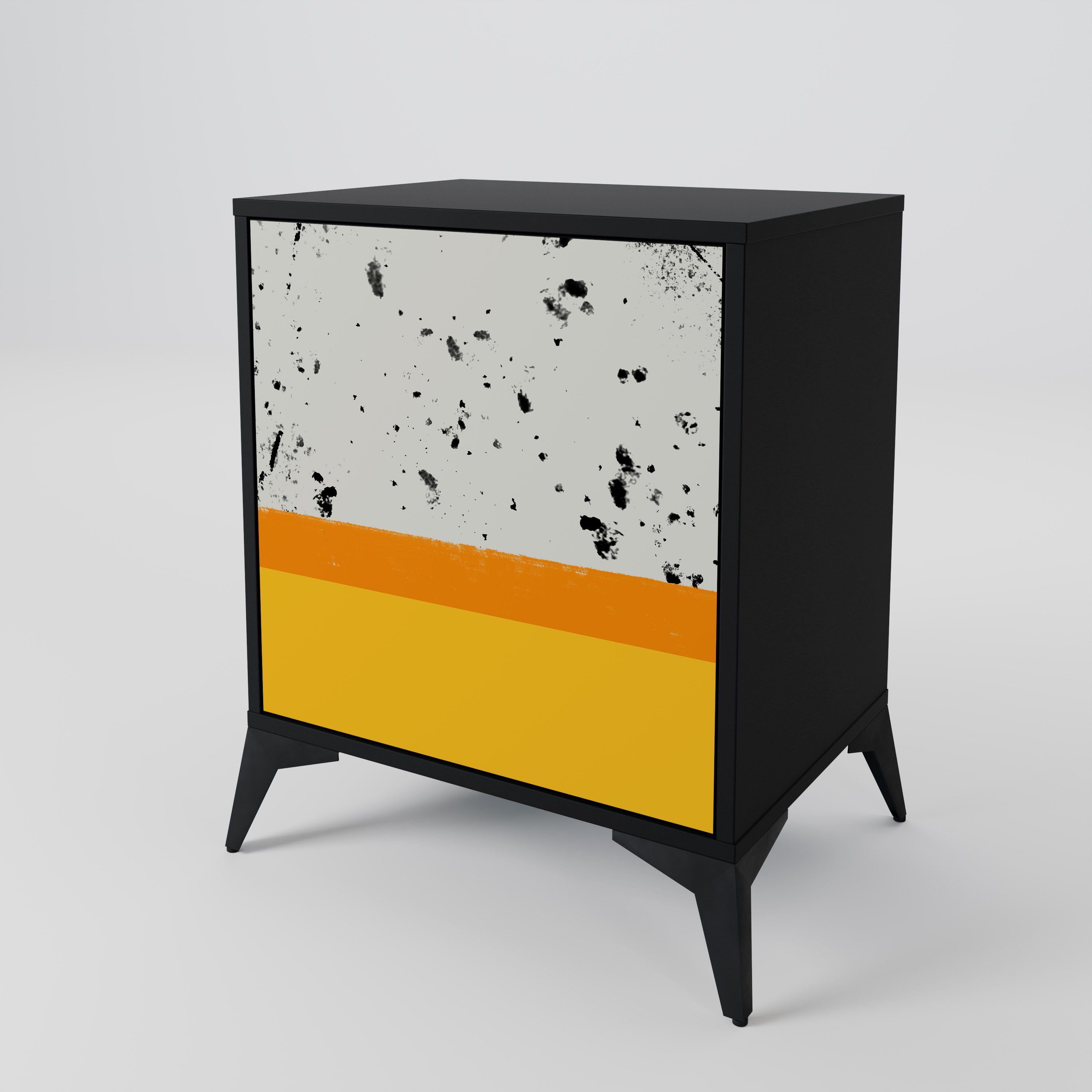 DYED BY ORANGE 1-Door Sideboard