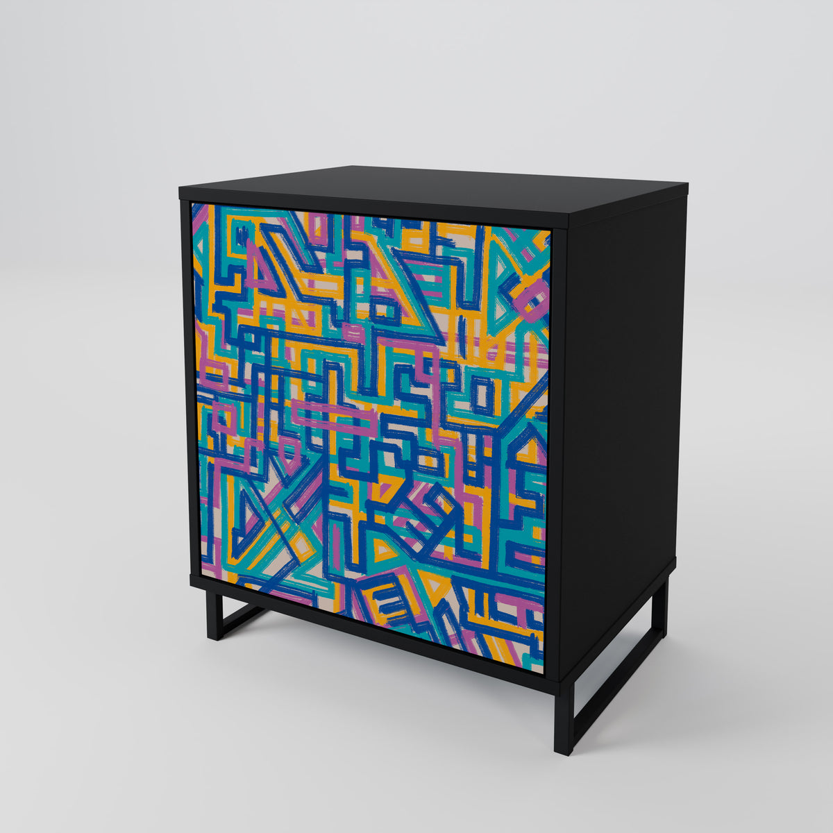 MEMORIES MAP 1-Door Sideboard