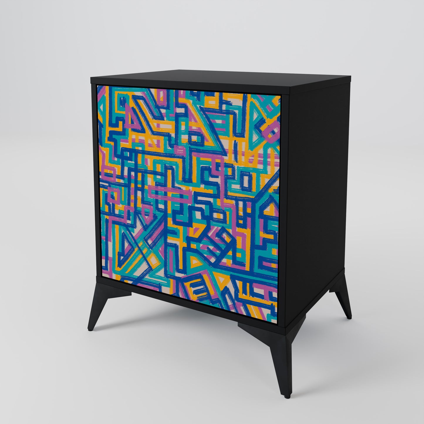 MEMORIES MAP 1-Door Sideboard