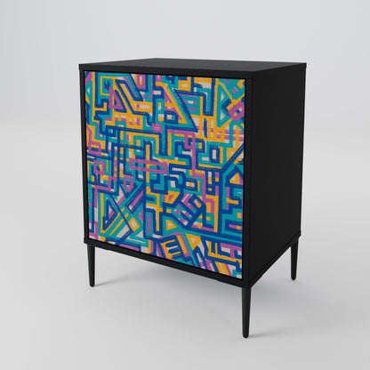 MEMORIES MAP 1-Door Sideboard