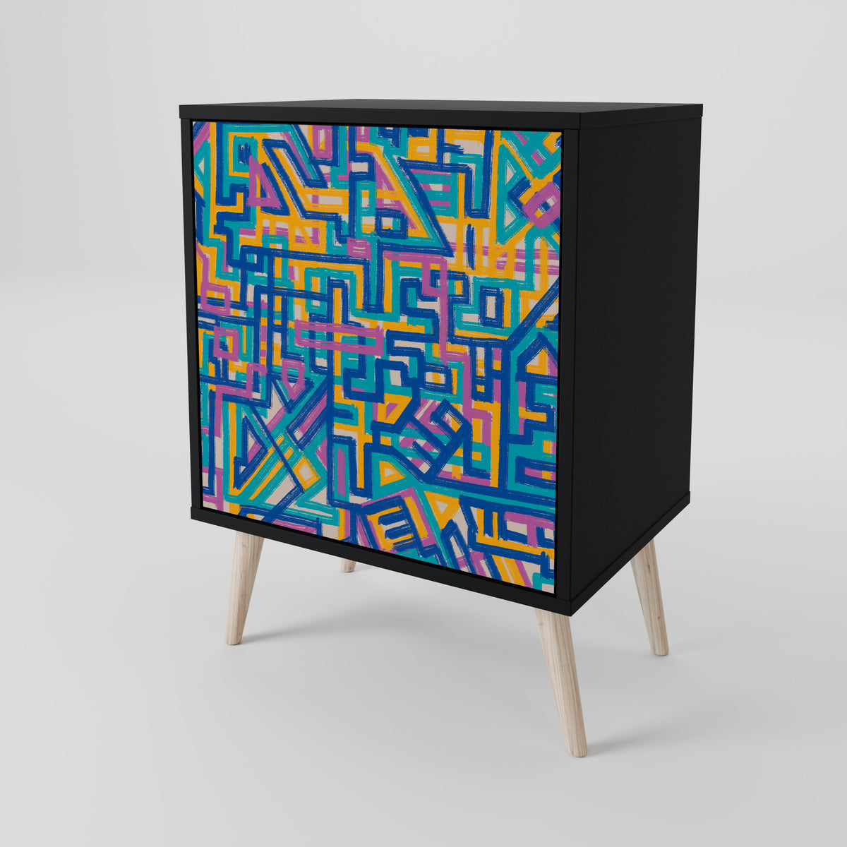 MEMORIES MAP 1-Door Sideboard