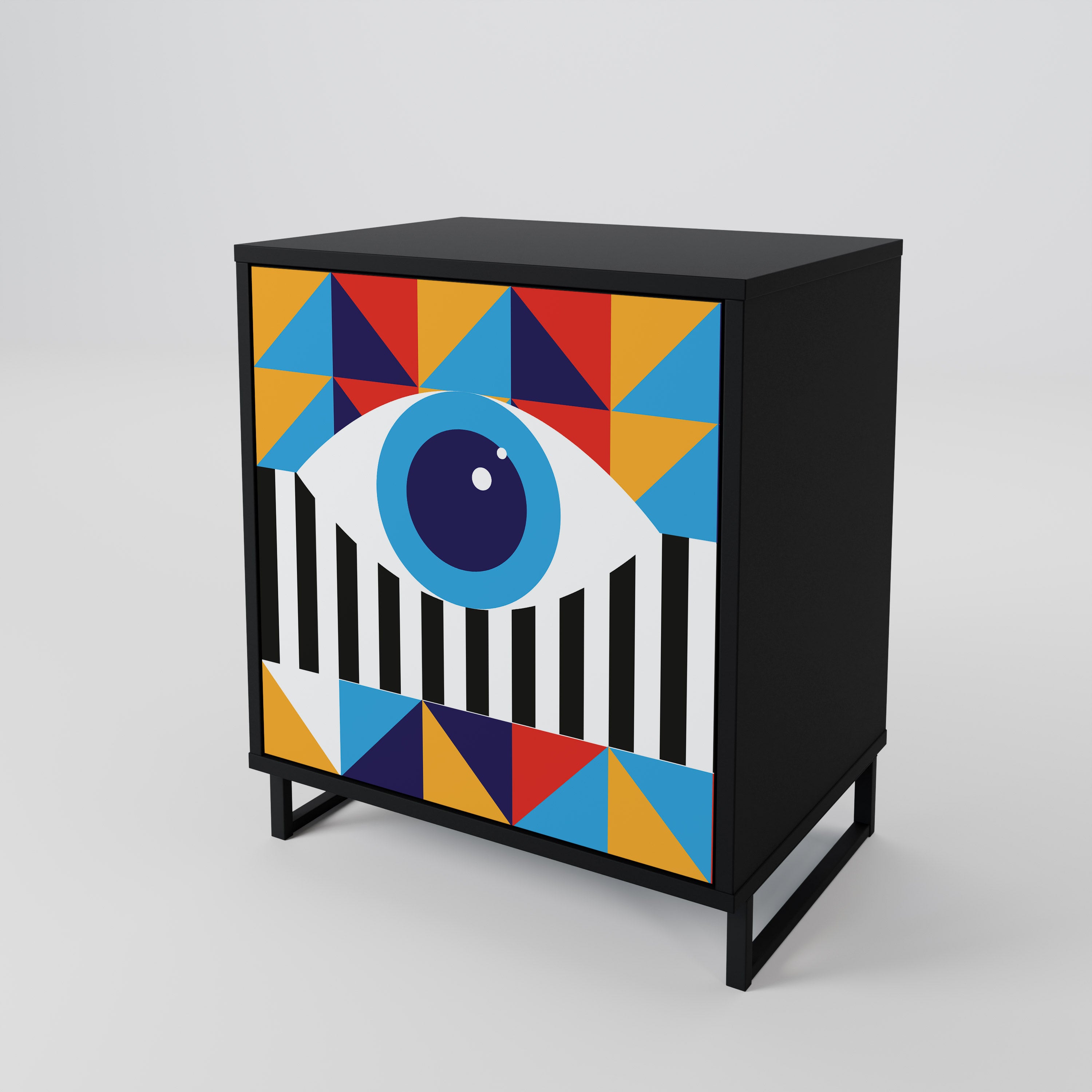 ABSTRACTION AND GEOMETRY 1-Door Sideboard