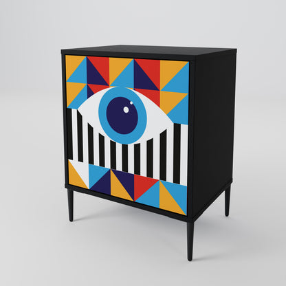 ABSTRACTION AND GEOMETRY 1-Door Sideboard