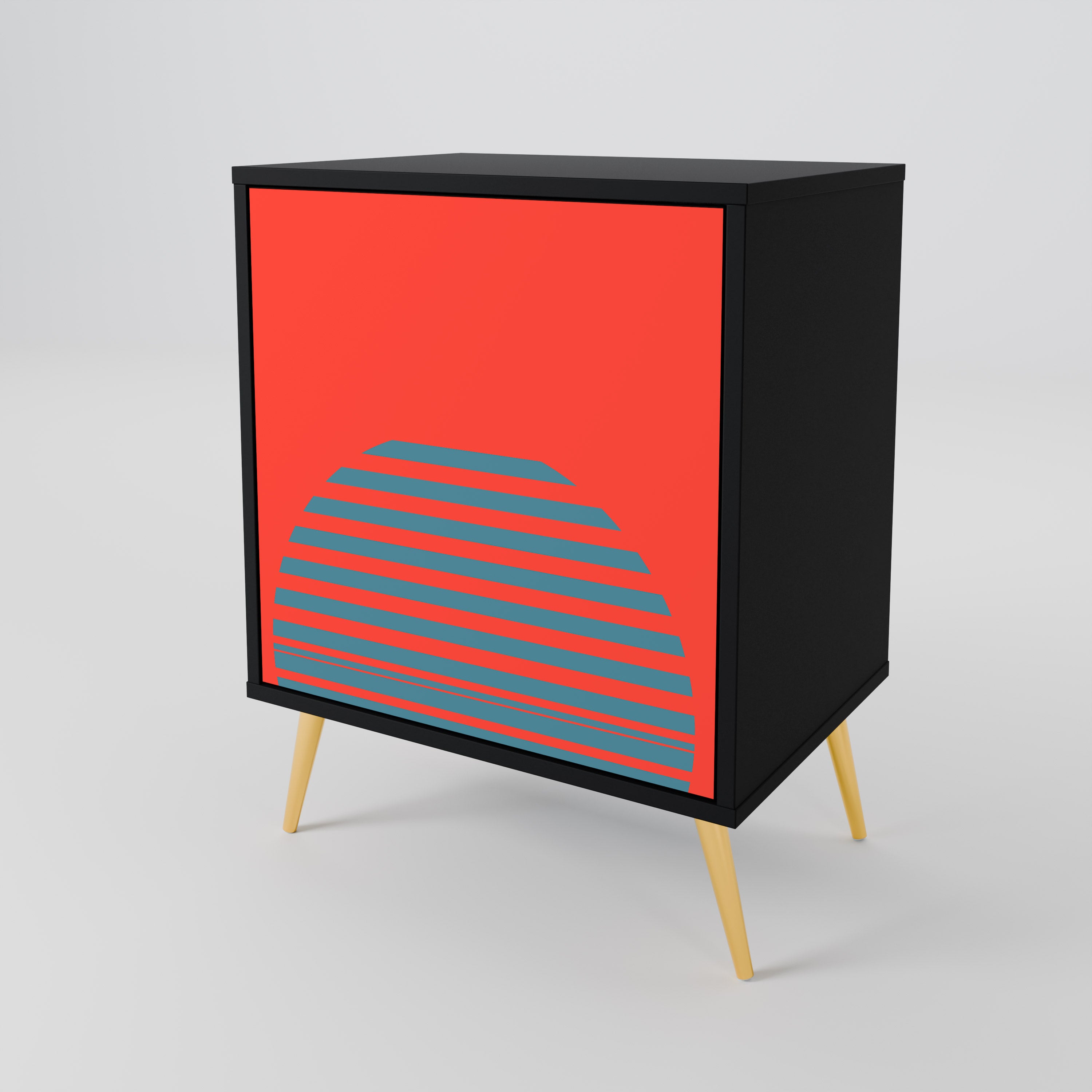 RISING GEOMETRY STARS 1-Door Sideboard