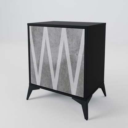 SOLID ZIG ZAG 1-Door Sideboard