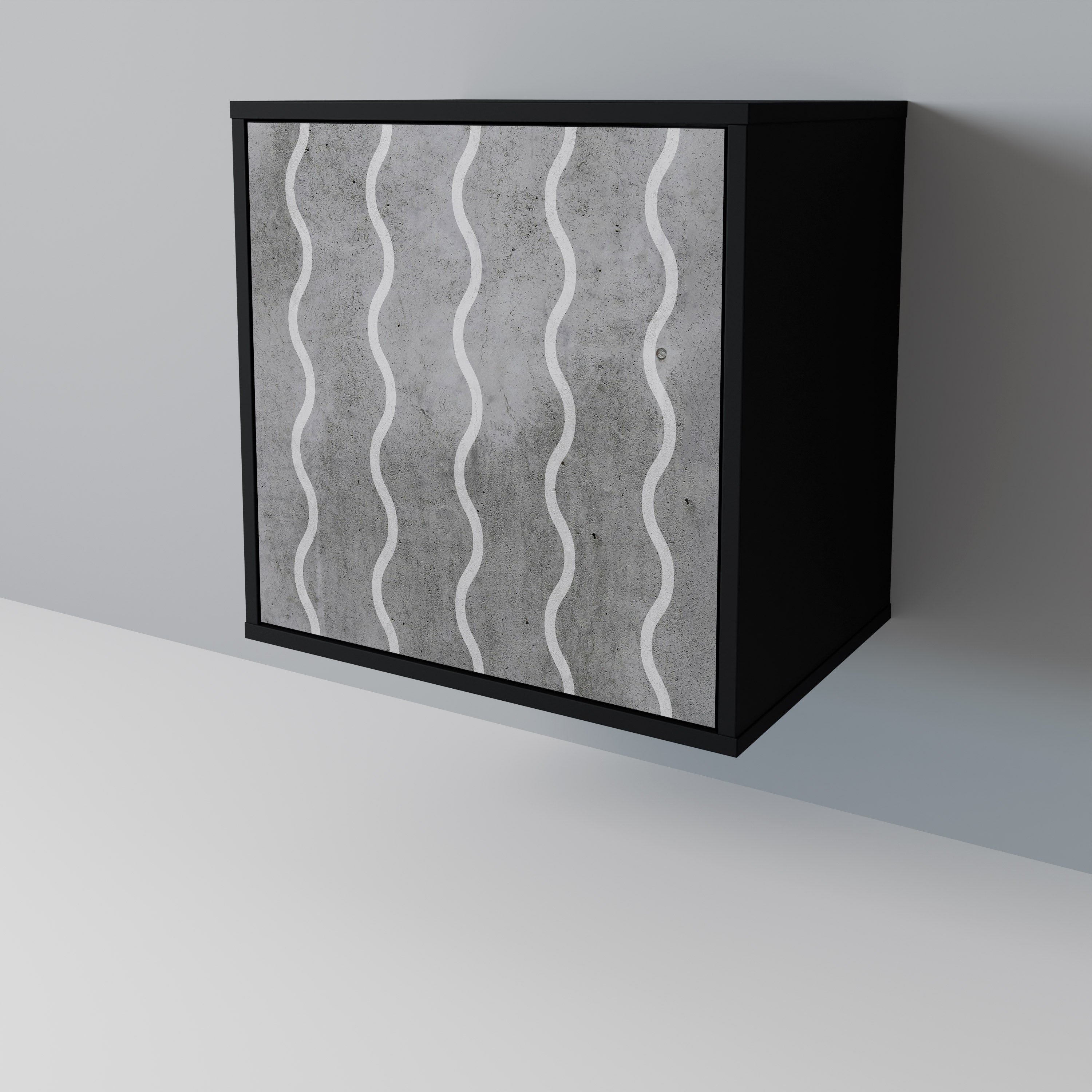 WAVES OF CONCRETE 1-Door Sideboard