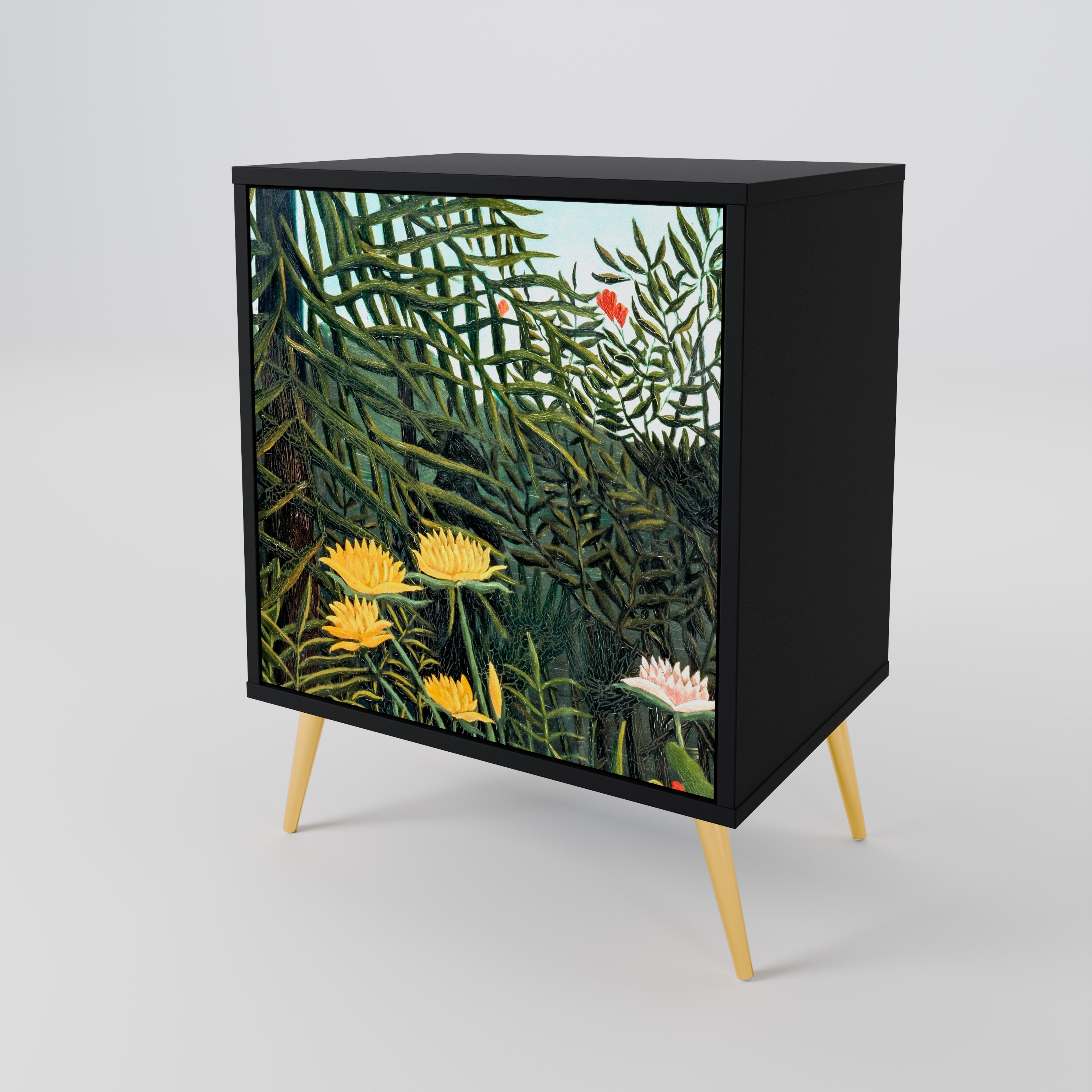 VIRGIN FOREST WITH SUNSET 1-Door Sideboard
