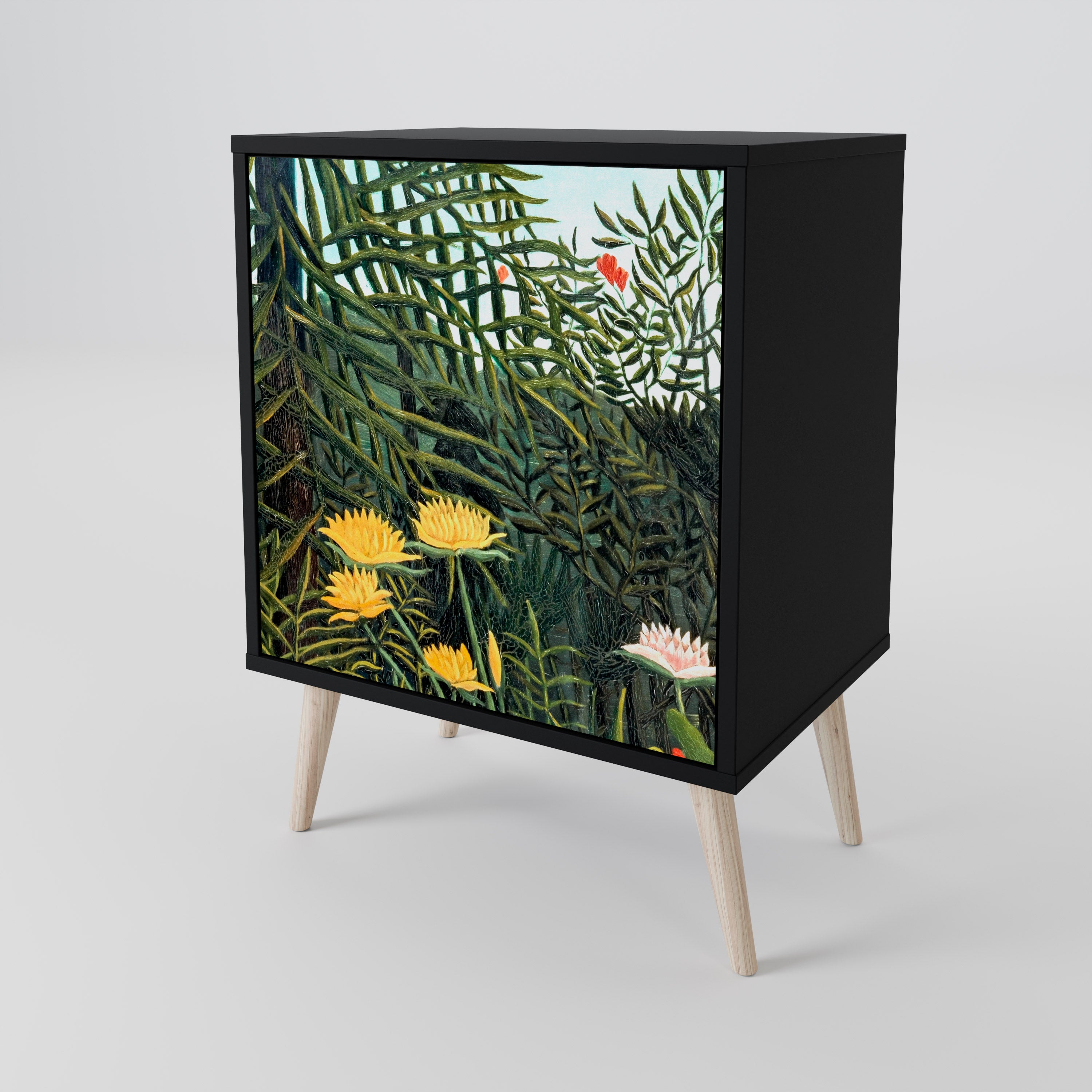 VIRGIN FOREST WITH SUNSET 1-Door Sideboard