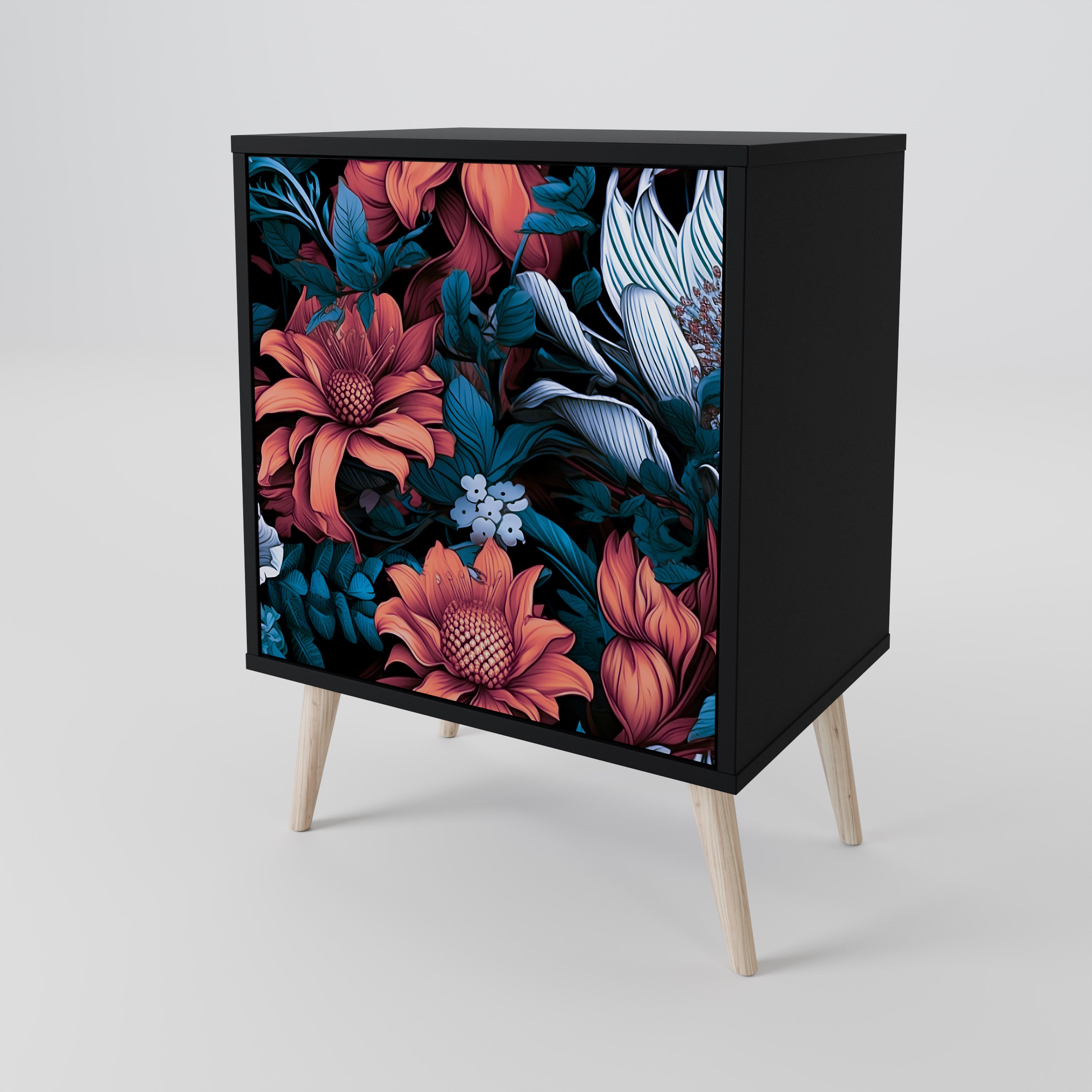 ETHEREAL BLOSSOMS 1-Door Sideboard