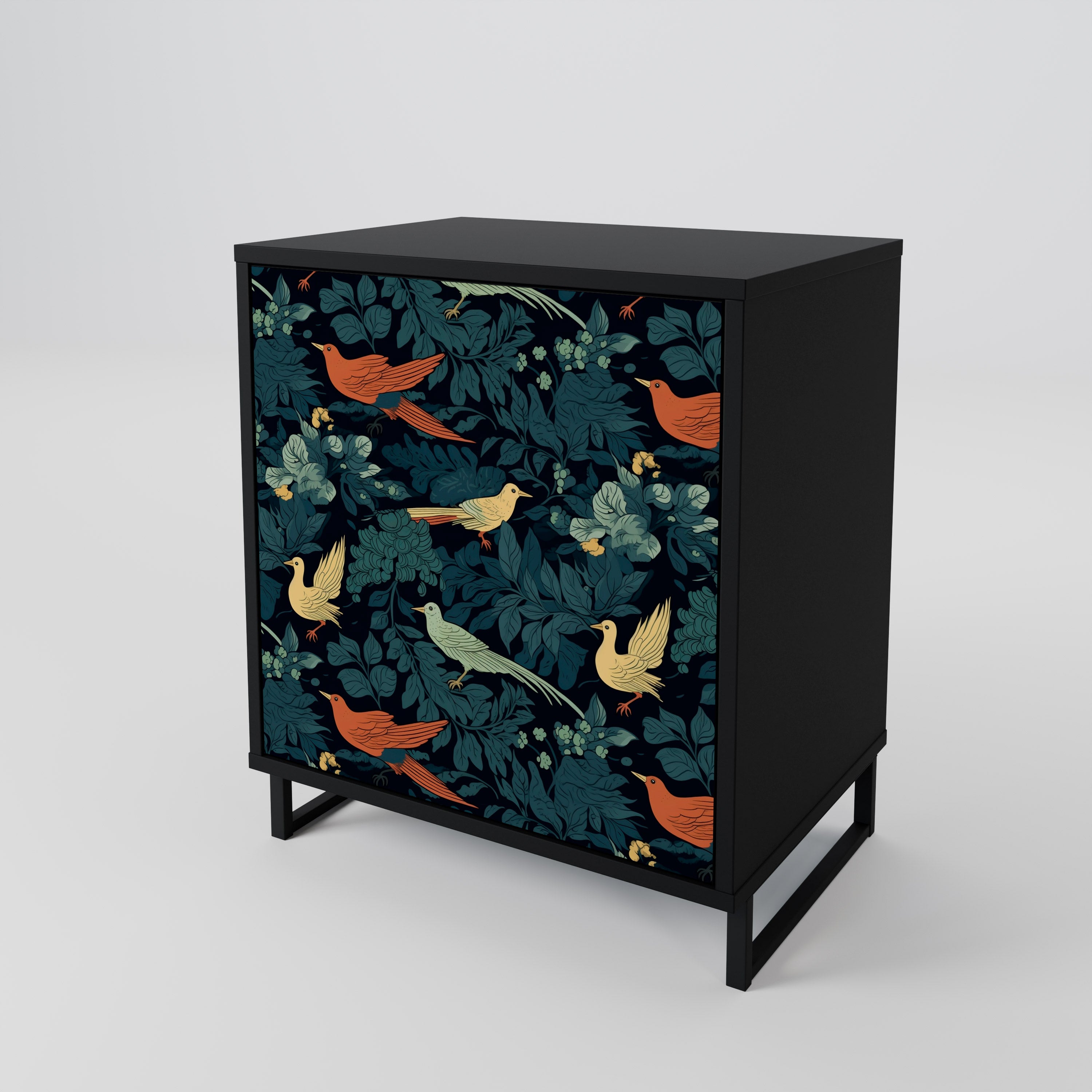 FOWL ORNAMENT 1-Door Sideboard