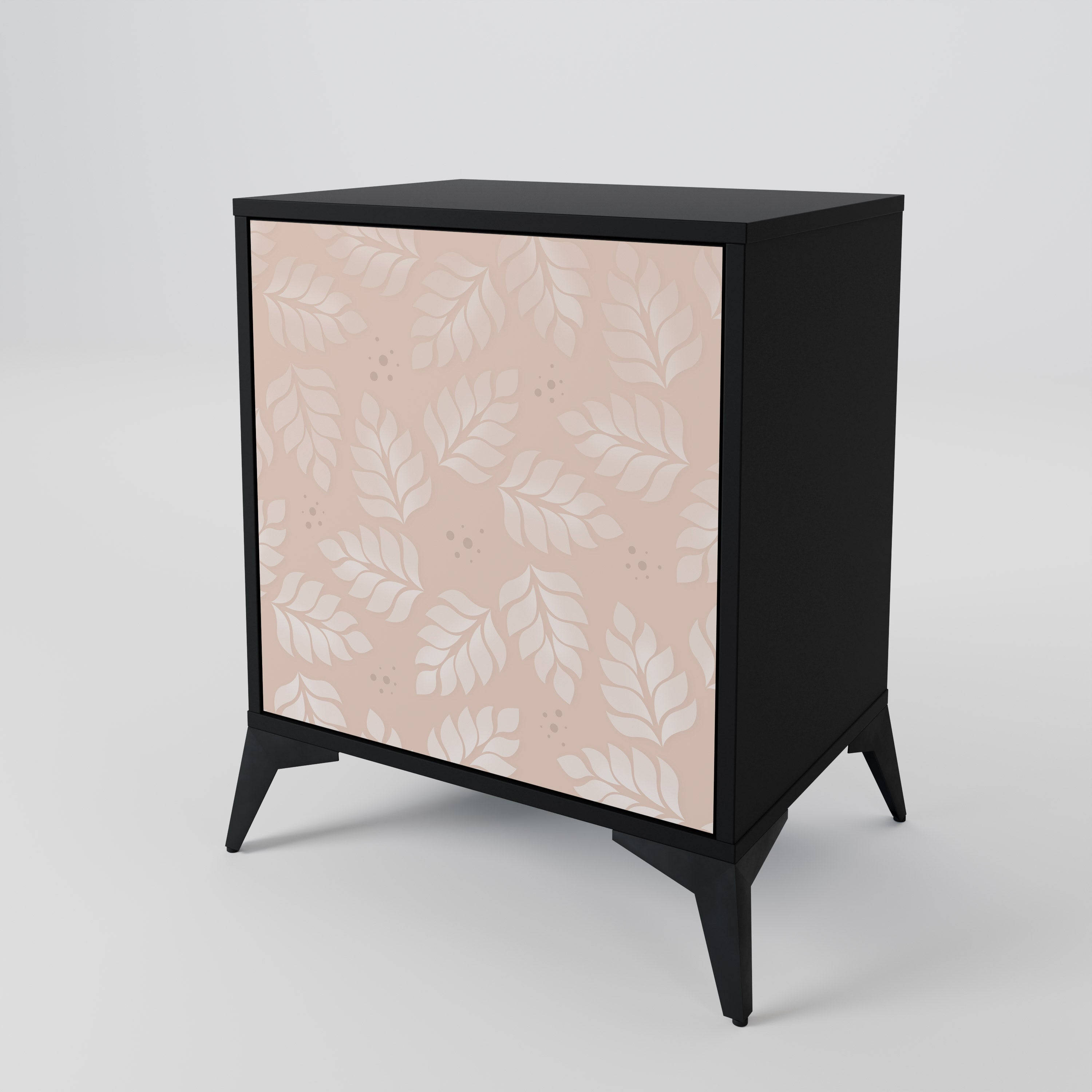 LEAVES ON BEIGE 1-Door Sideboard