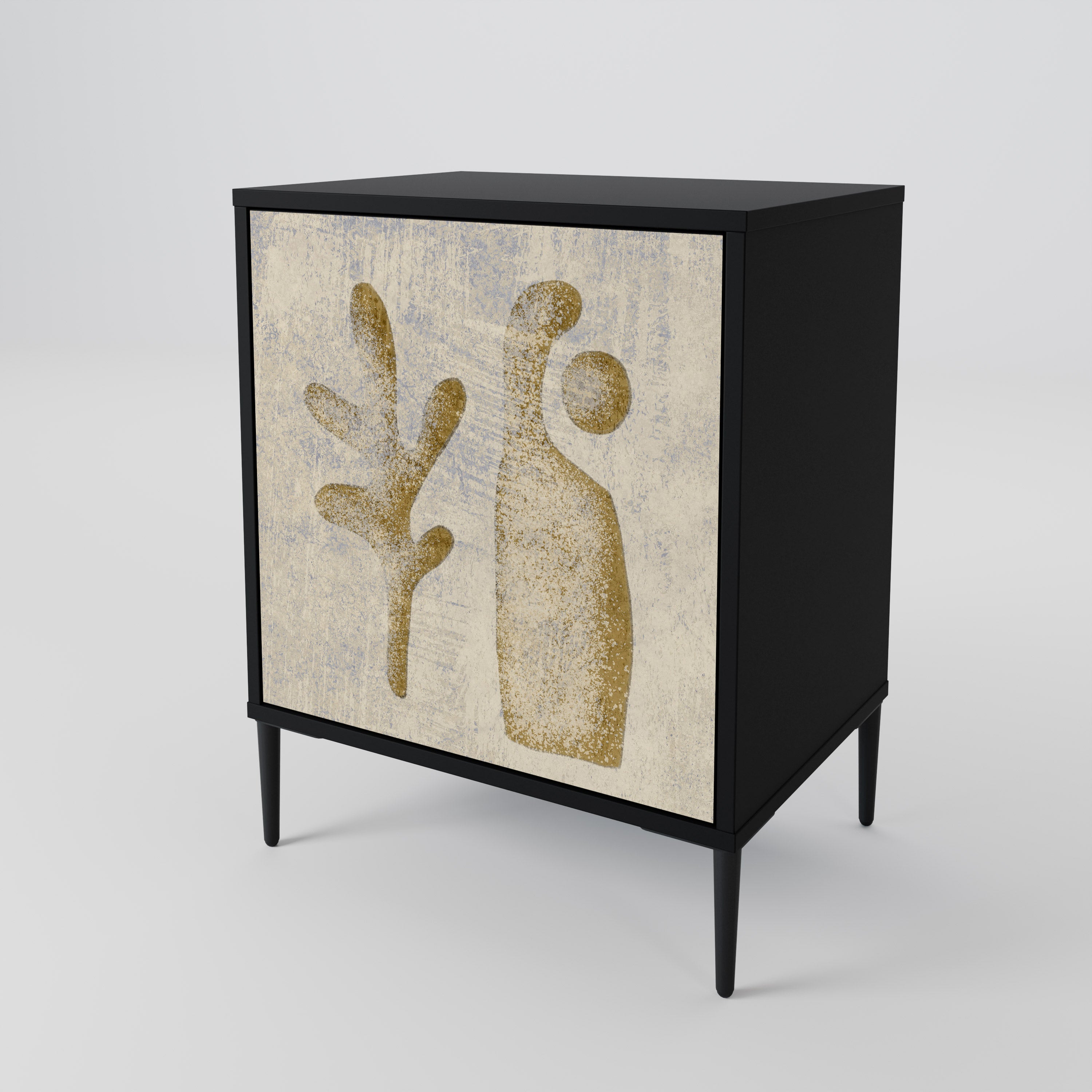 SAND SCULPTURES 1-Door Sideboard