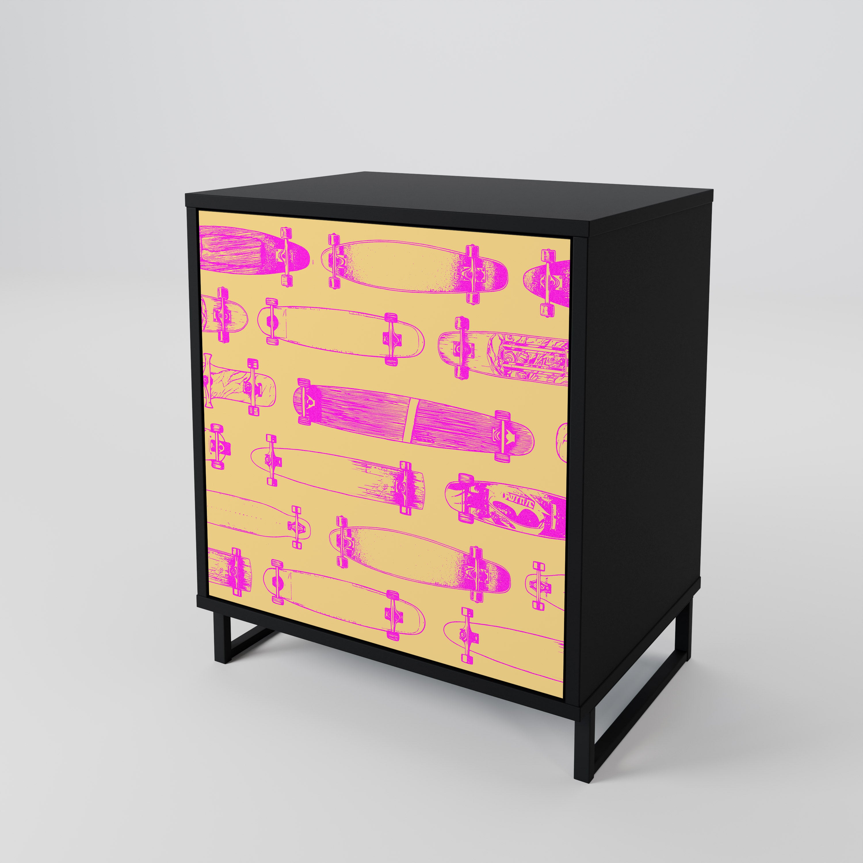 SKATEBOARD ARTISTRY 1-Door Sideboard