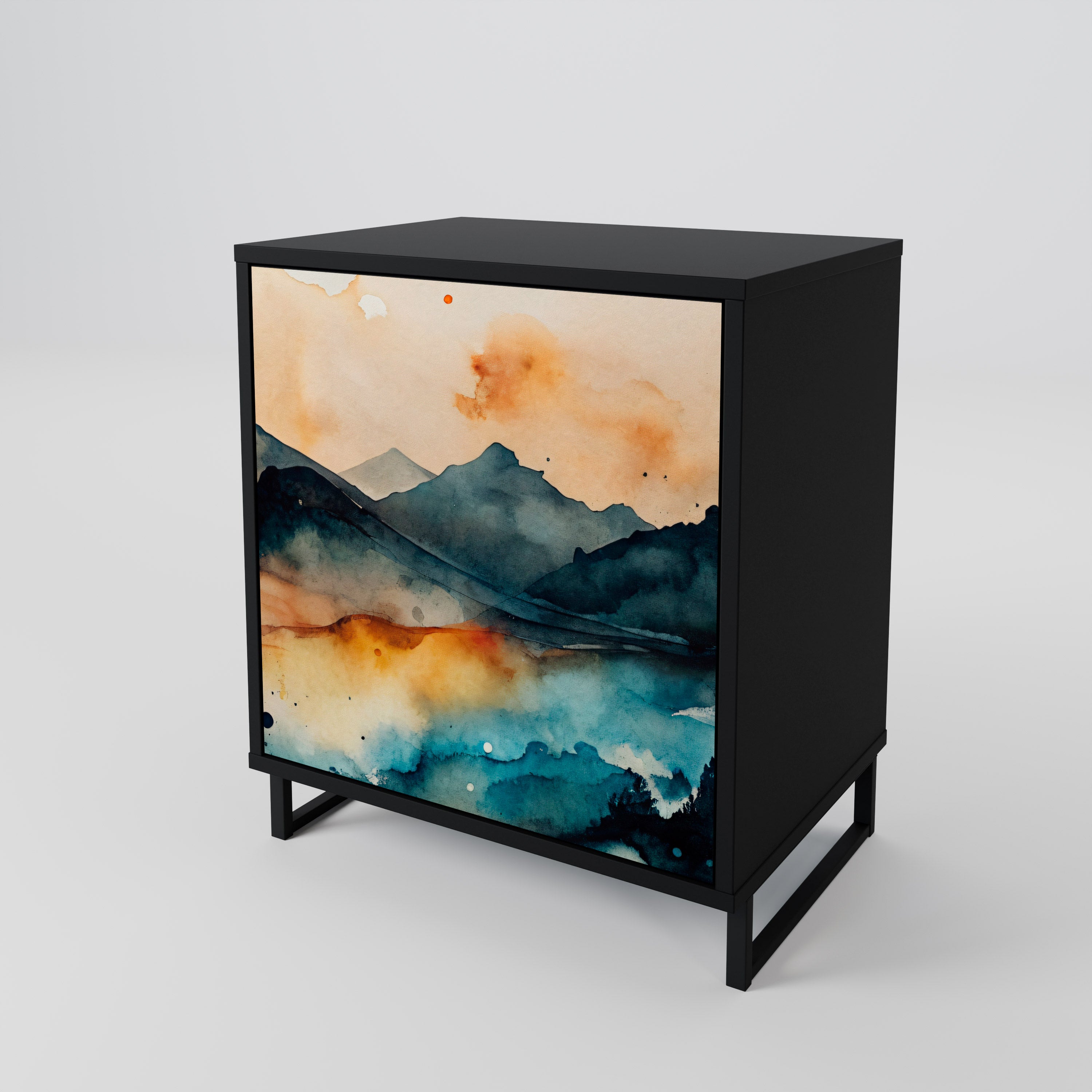 OMINOUS MOUNTAINS 1-Door Sideboard